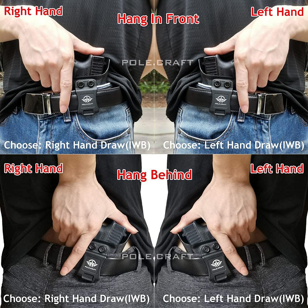 Taurus G3C G2C Holster IWB Kydex Holster Taurus G3C / G2C / G2S / PT111 / PT140 9mm/.40- Inside Waistband Concealed Carry