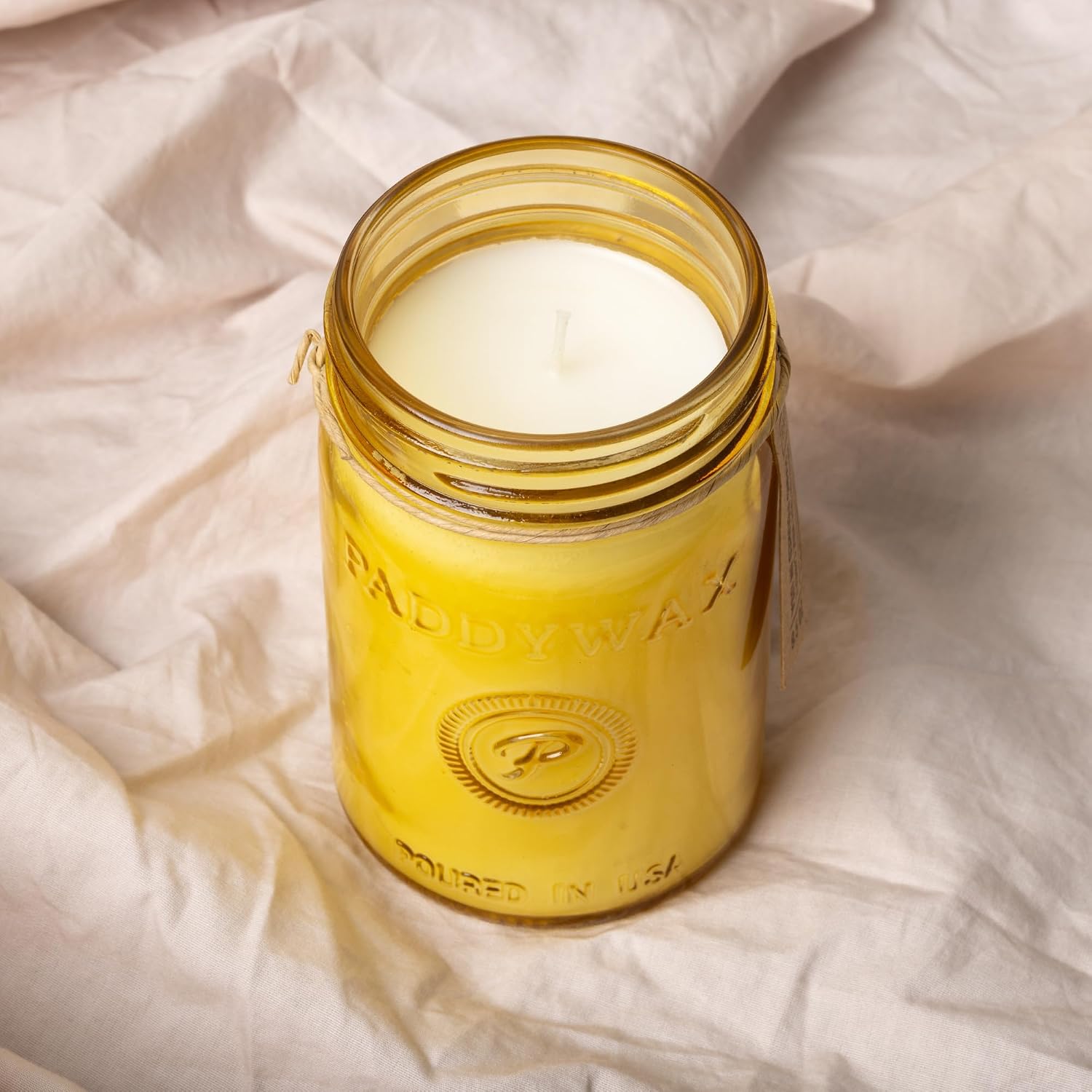 Paddywax Relish Soy Wax Artisan Candle, Balsam + Fir, 9.5 oz | Scented Candle in Glass Jar with Lid
