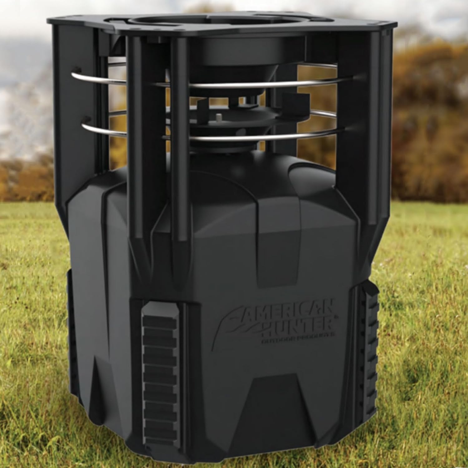American Hunter XD-Pro Feeder Kit | Hunting Versatile Automatic Durable Steel Control Box with Motor & Digital Timer for Deer Game Feeder