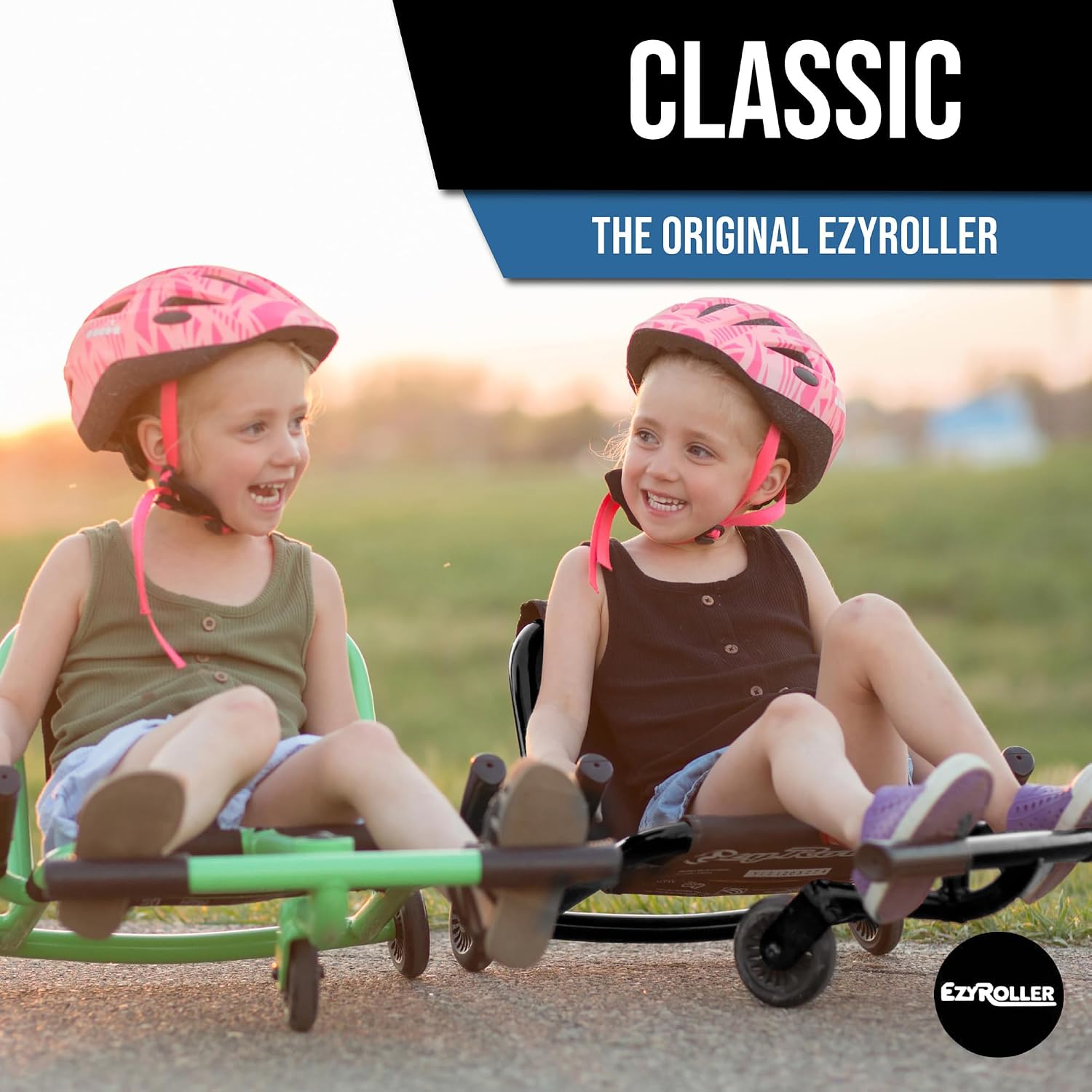 EzyRoller Classic Ride On Toy for Kids, Ages 3-12, Up to 154 lbs