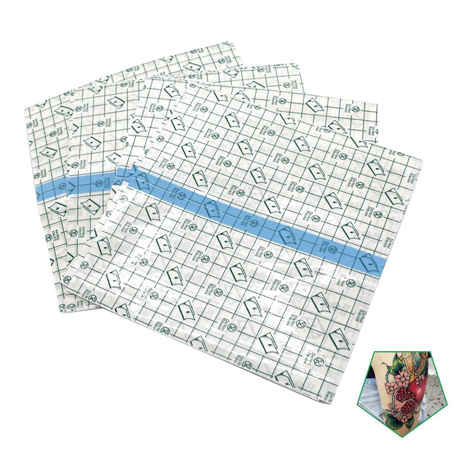 Flatoedu Tattoo Aftercare Bandage Roll 6" x 2 Yard - Waterproof Film