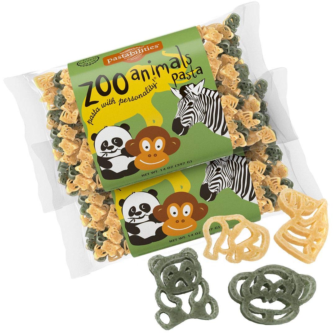 Pastabilities Fun Shaped Pasta for Kids - Black Cat Shaped - Cats and Paws Animal Theme, Non-GMO Natural Wheat Pasta, All-Natural, Kosher Certified, Made in the USA, (4 Pack, 14 Oz)