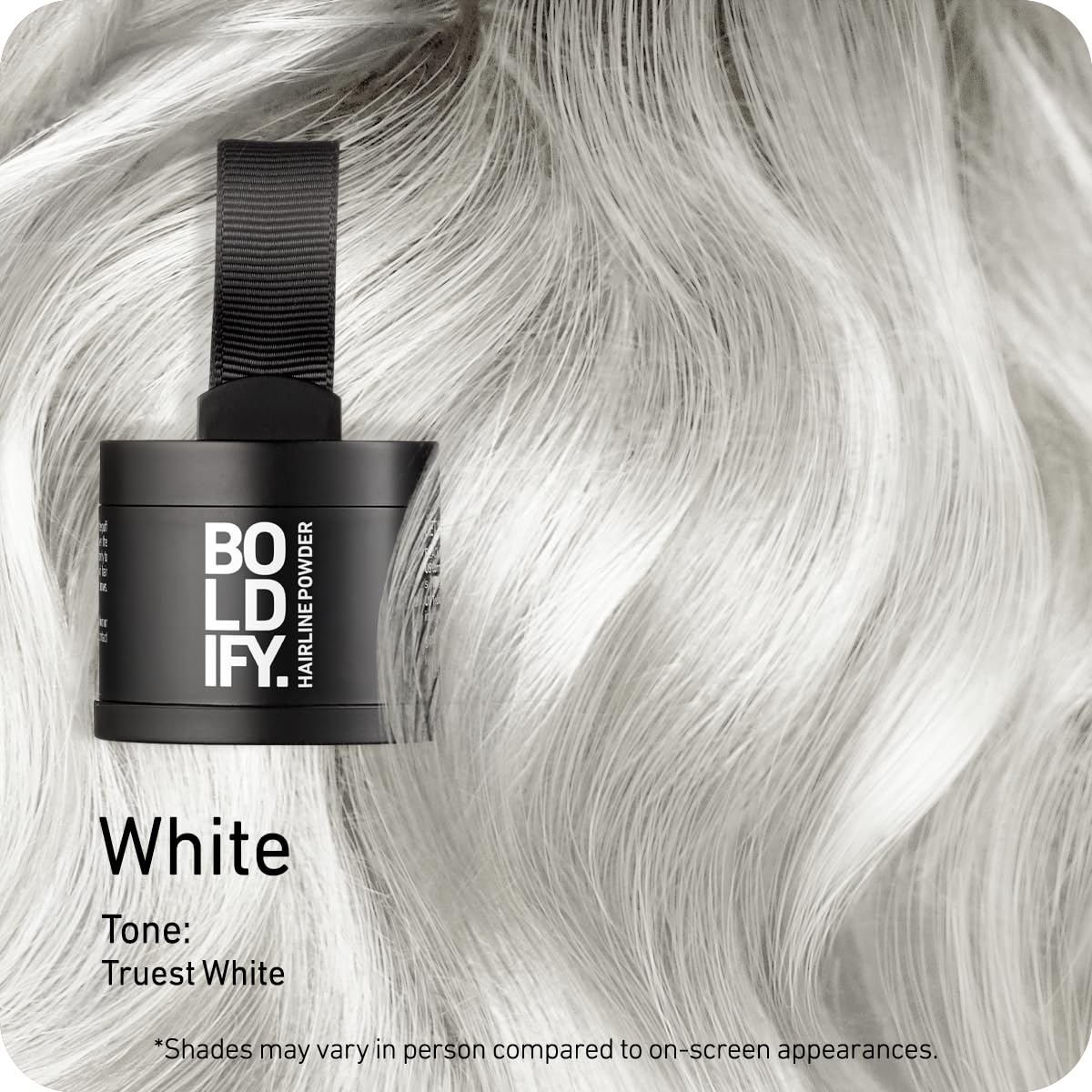 Boldify Hairline Powder, Root Touch Up Hair Color Dark Brown 4g