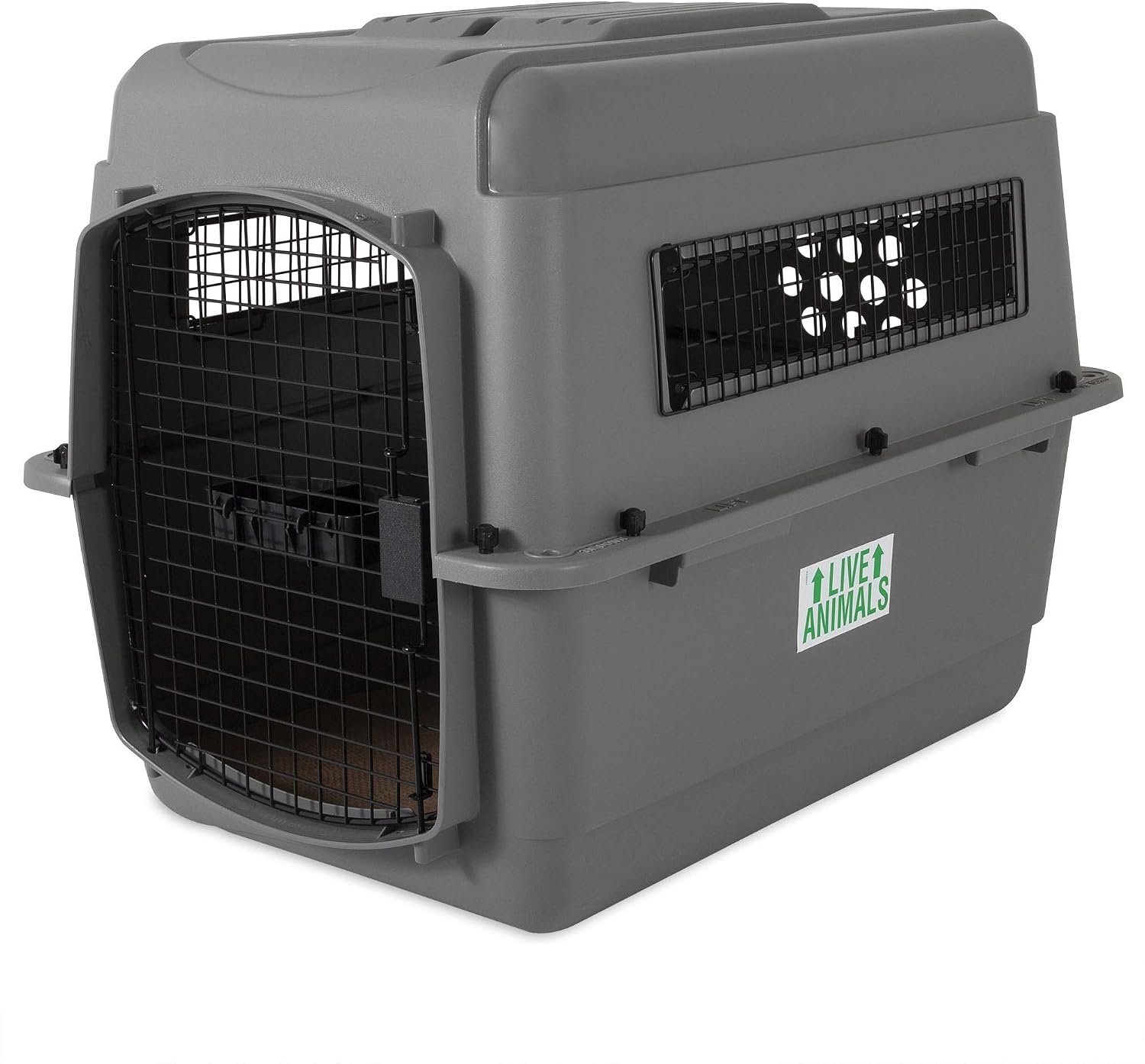 Petmate Sky Kennel - For Air and Travel, Airline Compliant Dog Crate for Pets 50-70 lbs, Heavy Duty Dog Kennel, Made in the USA- 36 Inches