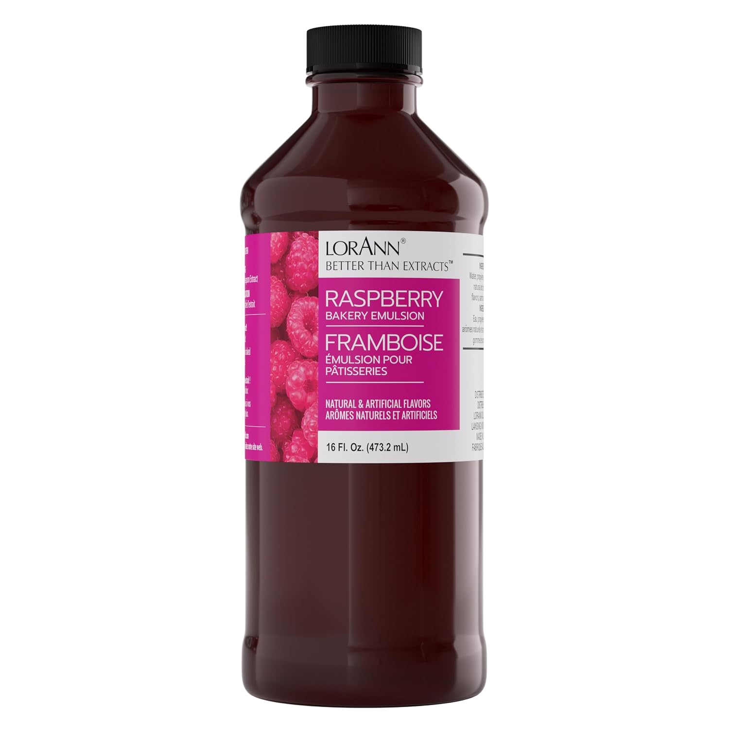 LorAnn Oils Peppermint Bakery Emulsion: True Essence, Ideal for Boosting Fruit Tones in Cakes, Cookies & Desserts, Gluten-Free, Keto-Friendly, Extract Substitute Essential for Your Kitchen, 16 Oz