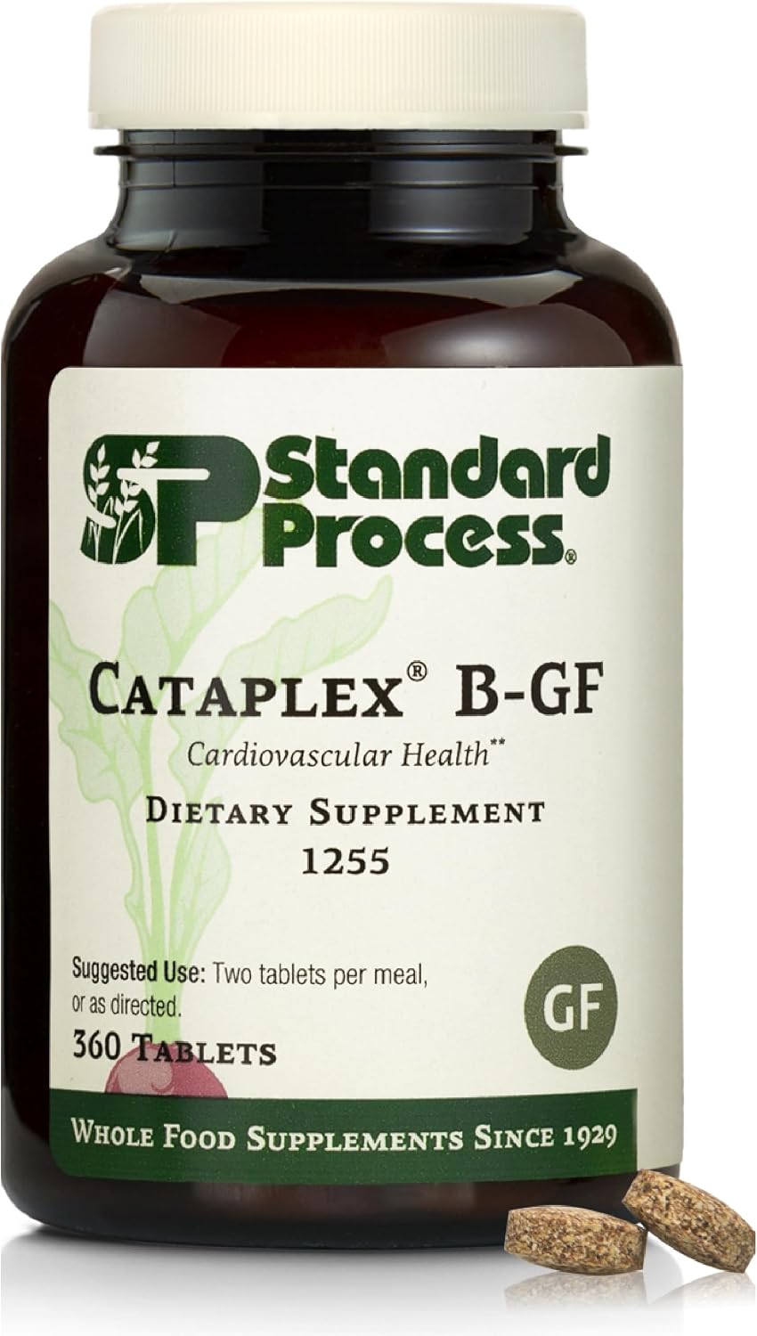 Standard Process Cataplex B-GF - Supports Nervous System Health - B Vitamins for Energy & Heart Support - Aids Energy During Physical Activity