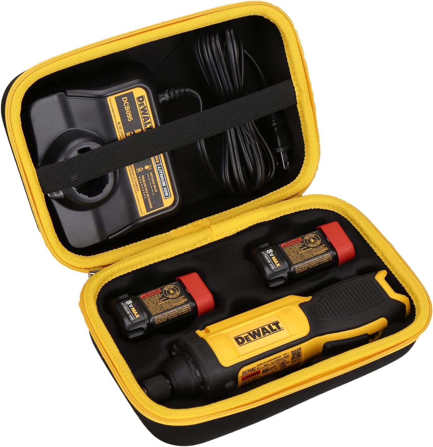 Hard Portable Case Fits for DEWALT DCF682N1 8V MAX Cordless Screwdriver Kit, Not for the DEWALT (DCF680N2), Case Only