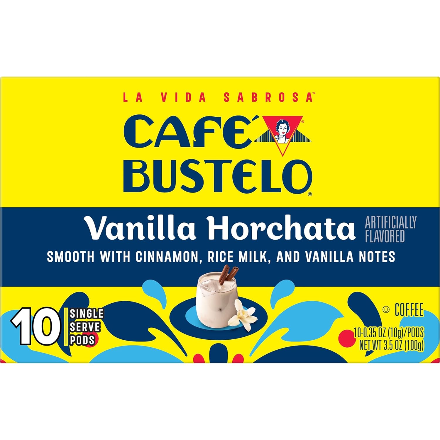 Café Bustelo Espresso Style Dark Roast, Single Serve Coffee Pods, 12 Count (Pack of 6)
