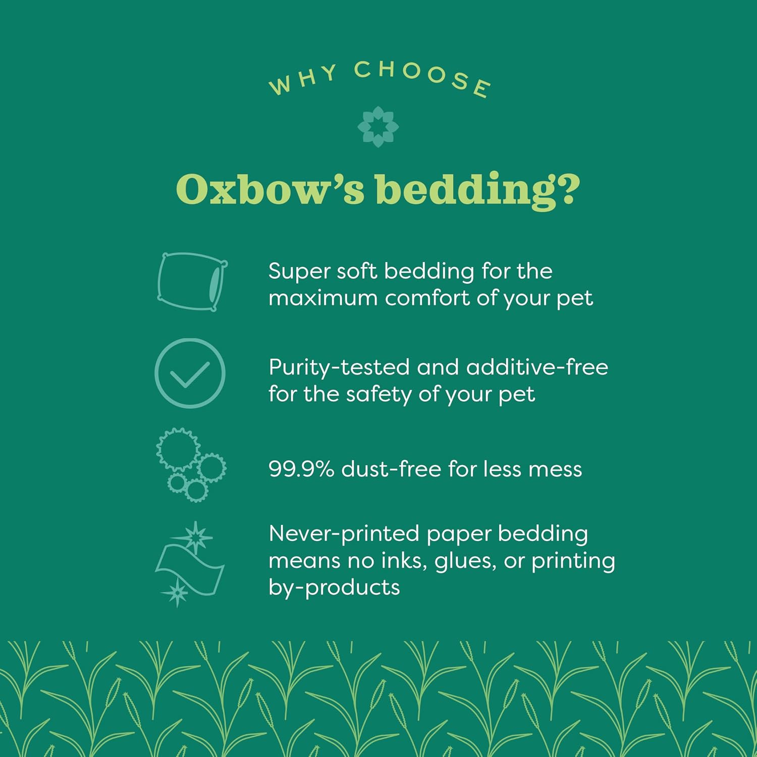 Oxbow Small Animal Bedding, Hamster, Guinea Pig, Rabbit, White, USA, 36 L | Pure Comfort, Hamster Bedding, Guinea Pig Bedding, Low Dust, Virgin Paper, Litter Box, Bunny, Rats, Gerbils, Chinchillas