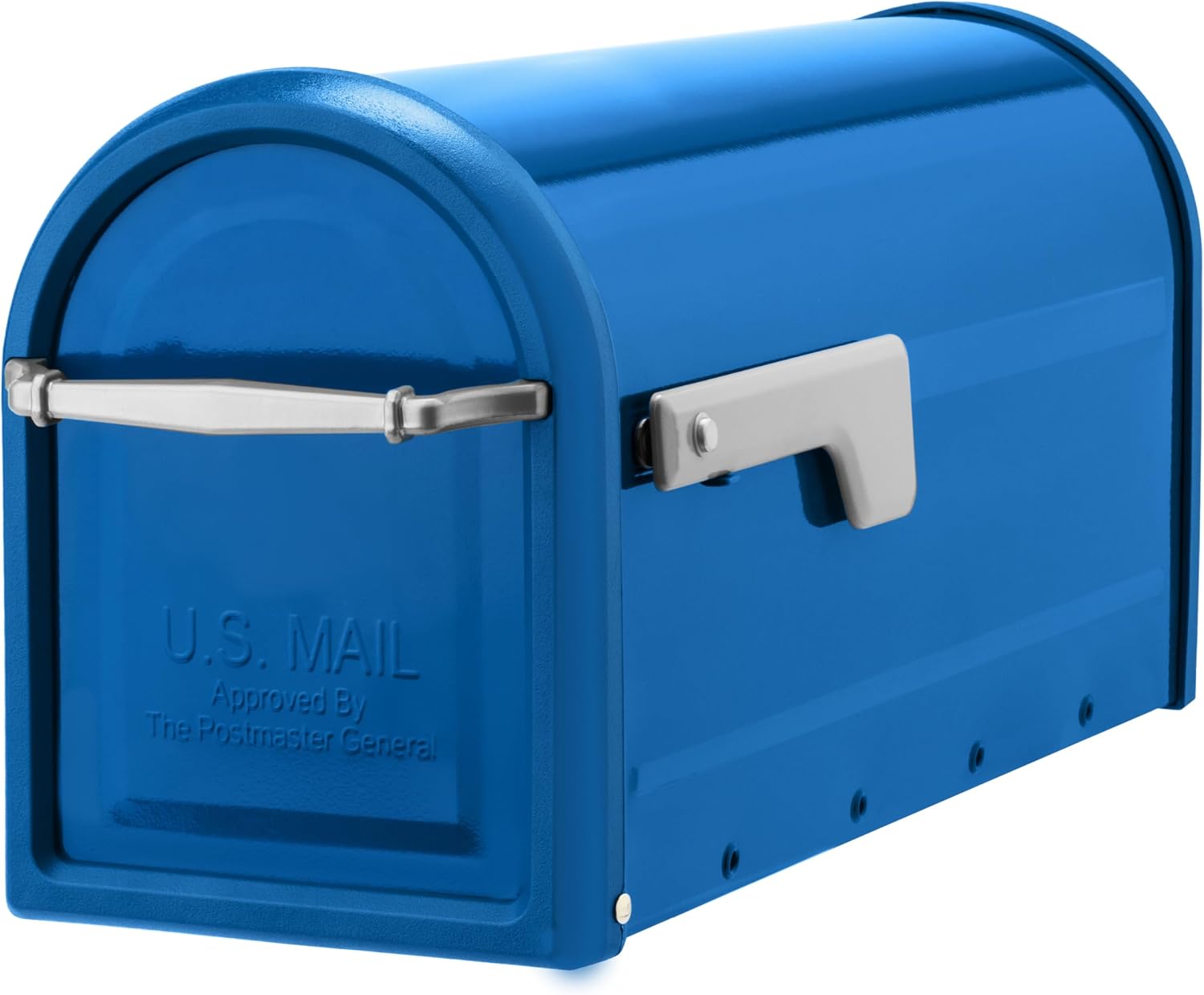Architectural Mailboxes Chadwick Galvanized Steel Post Mount Mailbox, 8950B-10, Black, Medium Capacity | Galvanized steel build for outside with weather-resistant build and rust-resistant powder-coat finish. USPS approved.