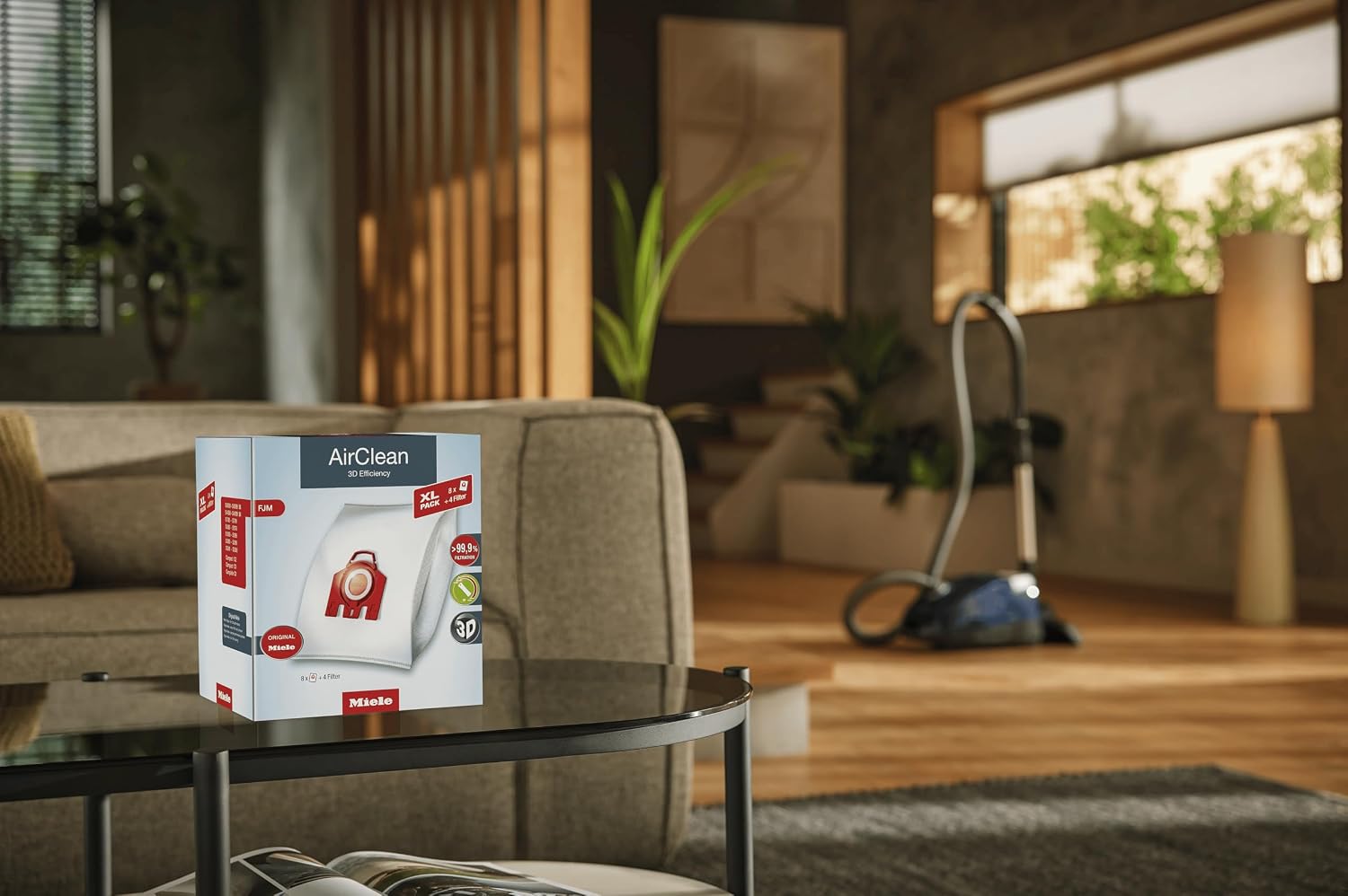Miele FJM Vacuum Cleaner Bags, XL-Pack for Select Canister Vacuums