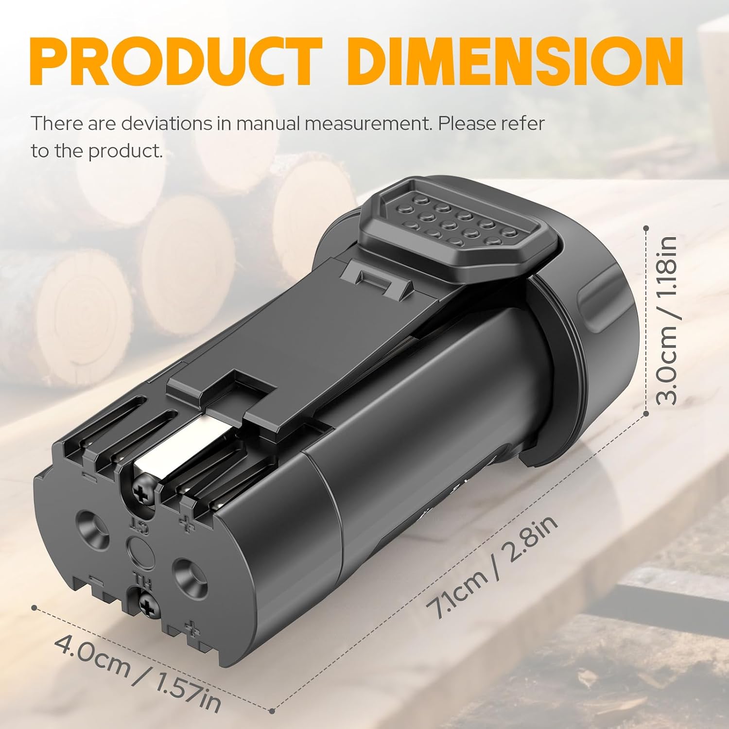 Fancy Buying 3000mAh 8V Li-ion Replacement for Dewalt 8v Battery Compatible with DCF680N1 DW4390 DCF680N2 DCF680G2 Cordless Power Tools