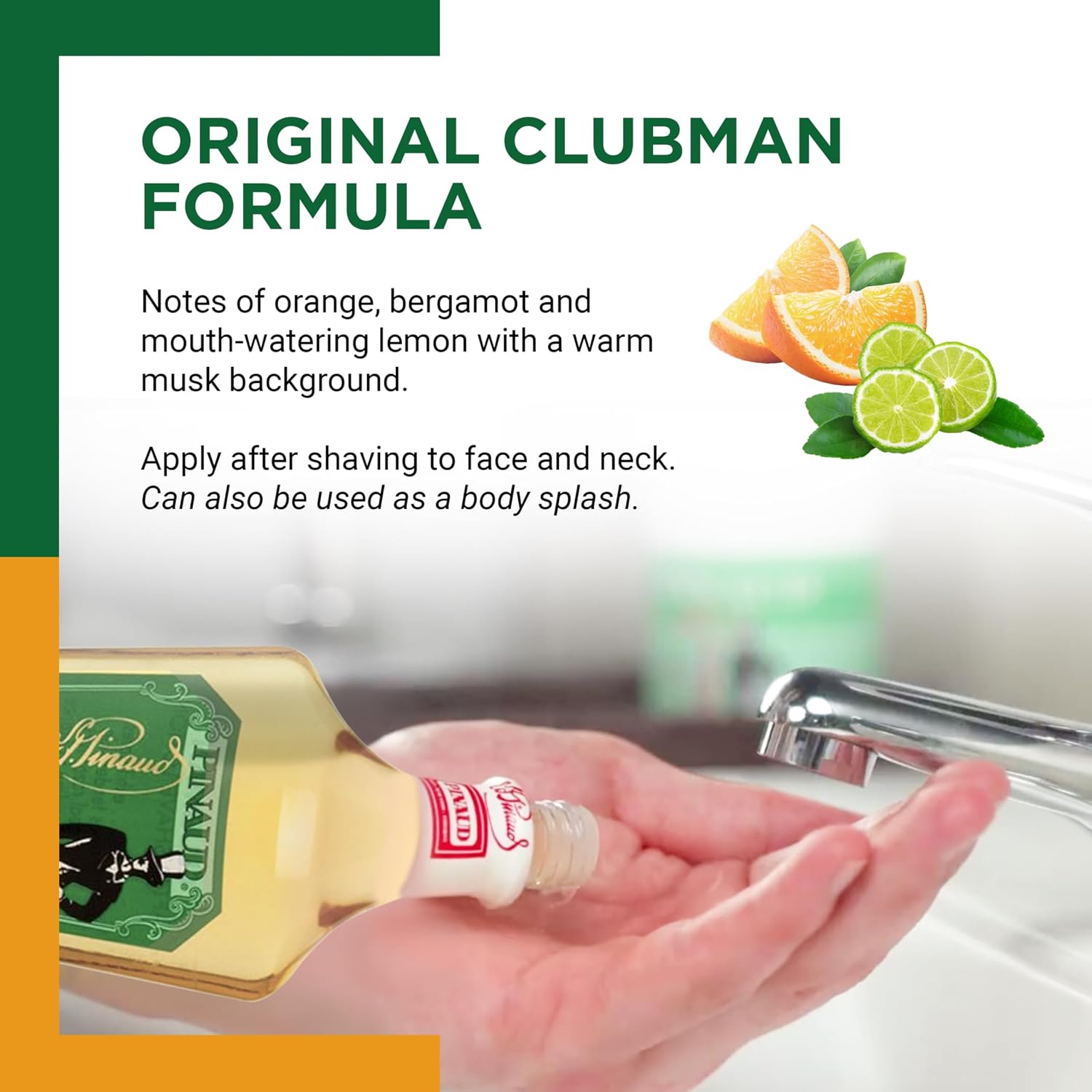 Clubman Pinaud After Shave Lotion, Soothes Skin After Shaving with Masculine Fragrance, 16 Oz