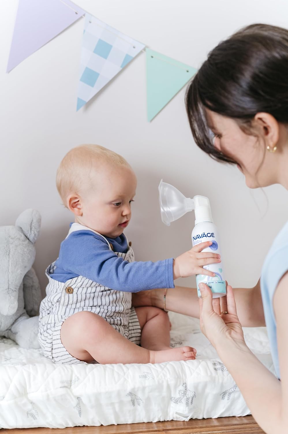 Navage® Baby Nasal Congestion Micro-Mist Inhaler, 2.8 Oz, with Mask | Gentle Congestion Relief: Pediatrician-Endorsed