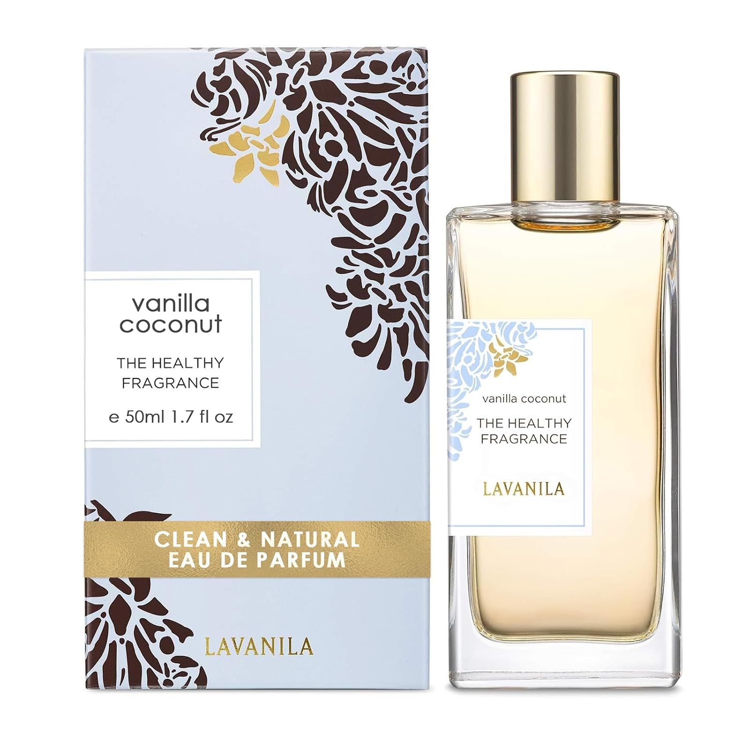 Lavanila Vanilla Coconut Perfume, Travel Size Roller 0.32 Oz | Clean Vanilla Perfume for Women, Long Lasting Eau de Parfum with Madagascar Vanilla – Natural Fragrance, Women’s Fragrances