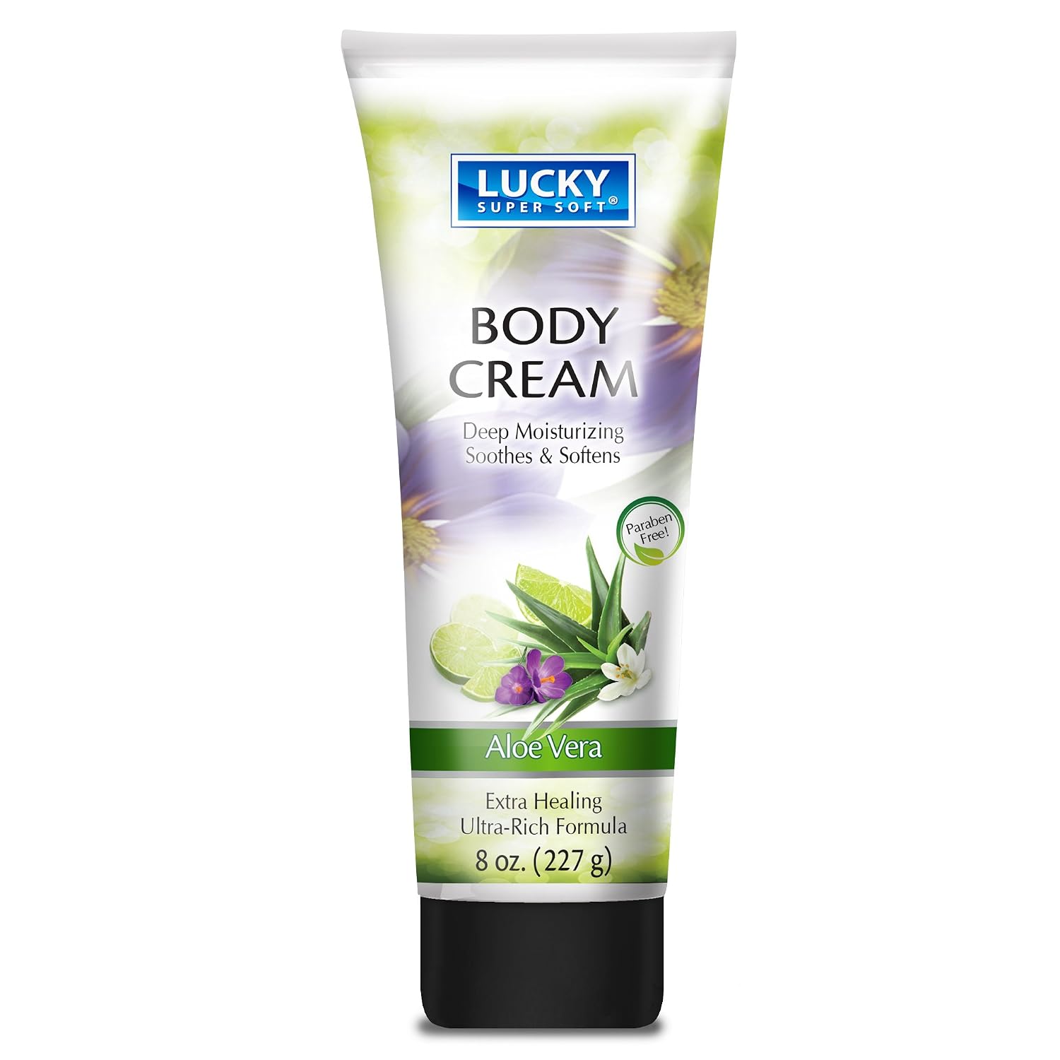 Lucky Super Soft Body Cream, Cherry Blossom, 8 Ounce