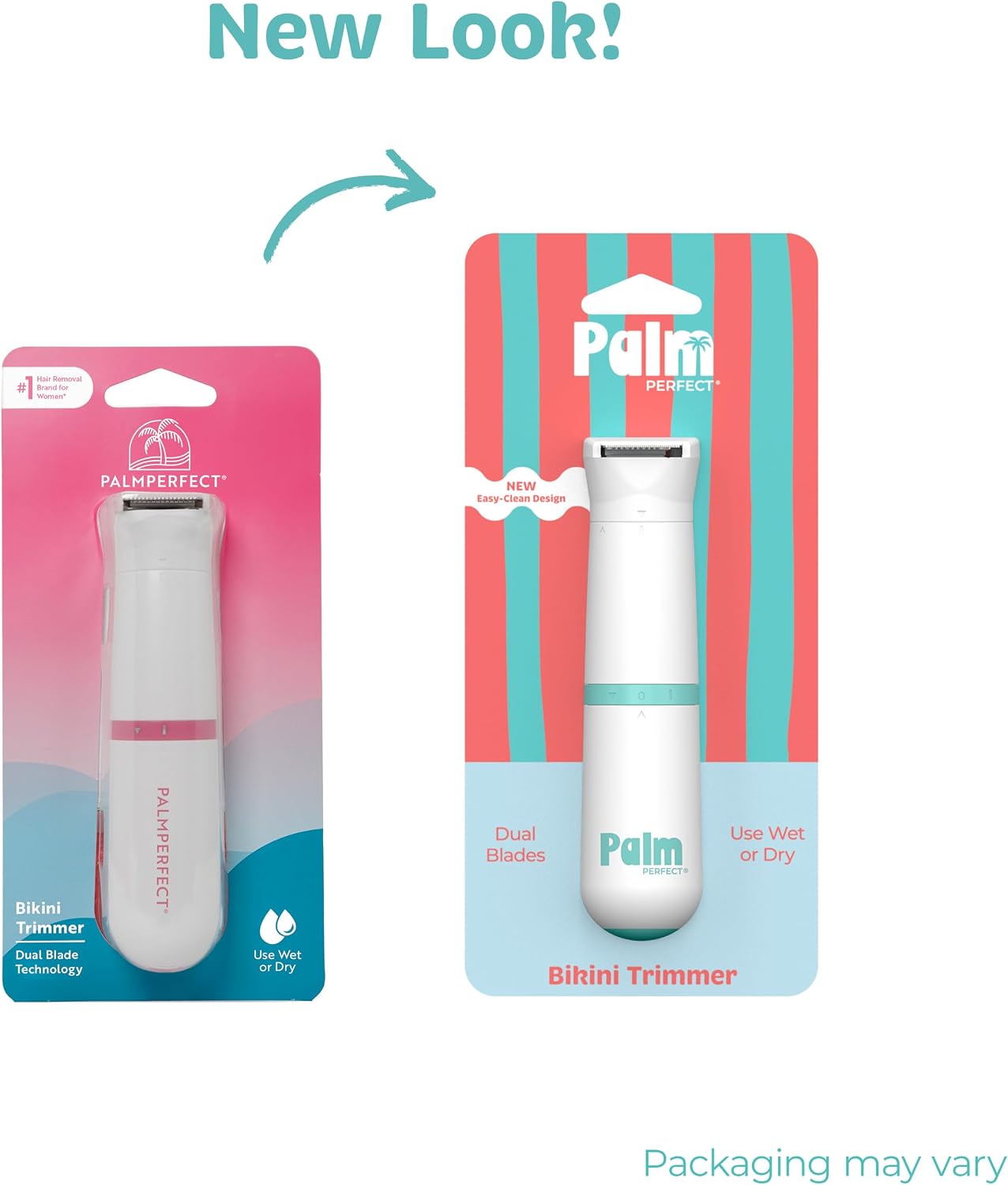 PalmPerfect Bikini Trimmer for Women, Dual Blade, Waterproof, Wet/Dry | Bikini grooming, hair trimmer women, bikini line, sensitive areas