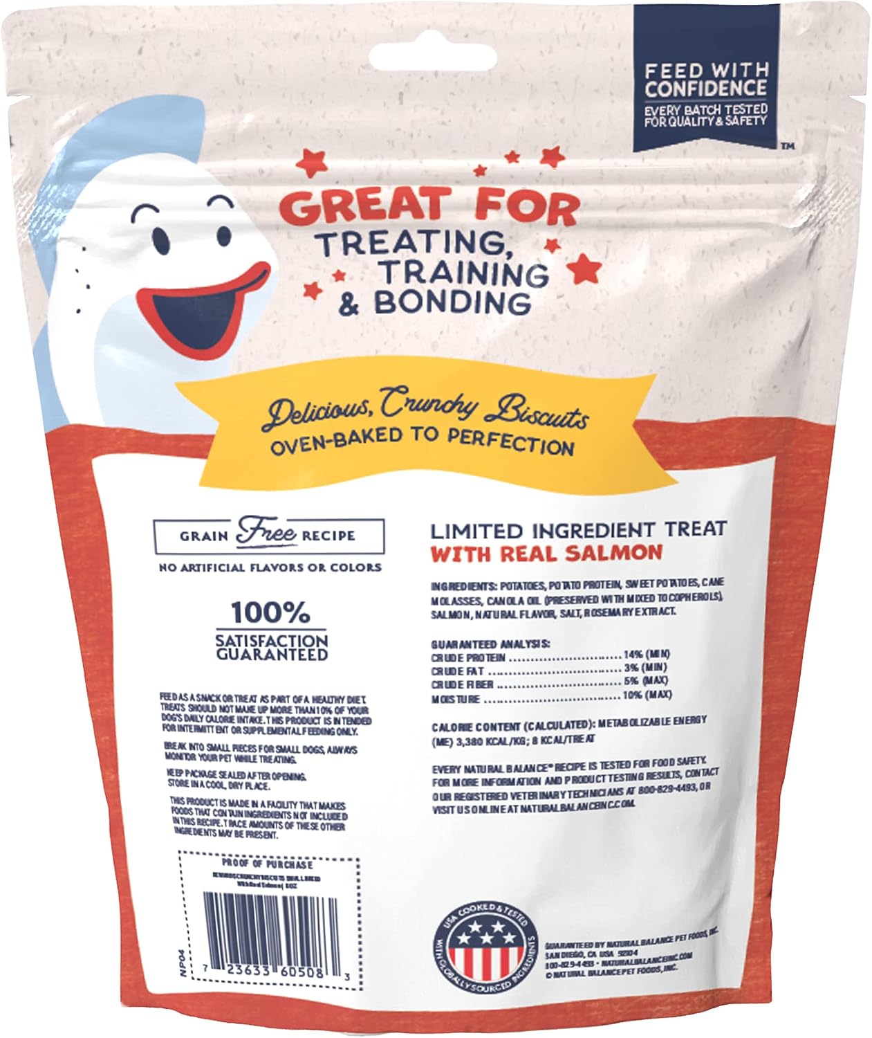Natural Balance Limited Ingredient Rewards Crunchy Biscuits, Bite-Size Grain-Free Dog Treats for Small-Breed Dogs, Made with Real Venison, 8 Ounce (Pack of 1)