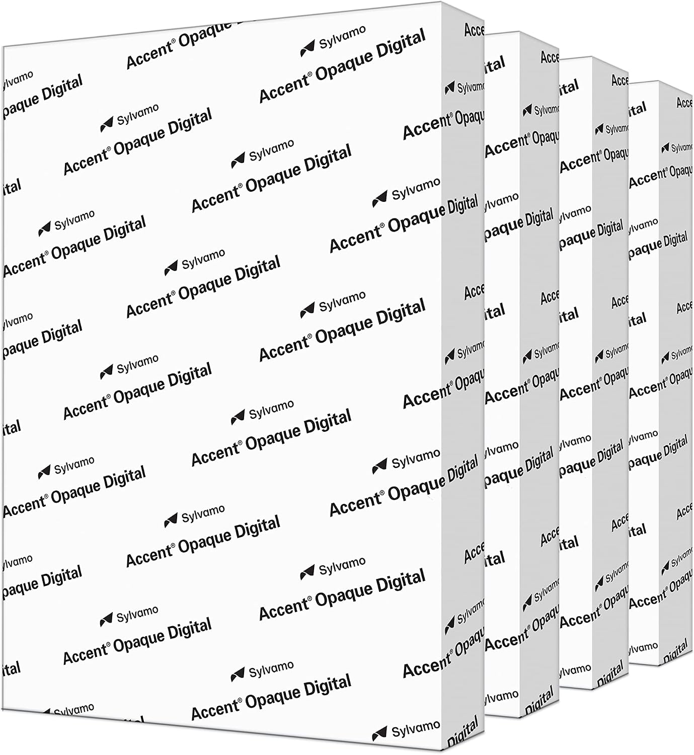 Accent Opaque White Printer Paper, 8.5” x 11” 40lb Bond/100lb Text Copy Paper, 250 Sheets (1 Ream) – Premium Smooth Finish Computer Paper, 97 Bright, 148gsm, Multipurpose White Copy Paper – 188101R