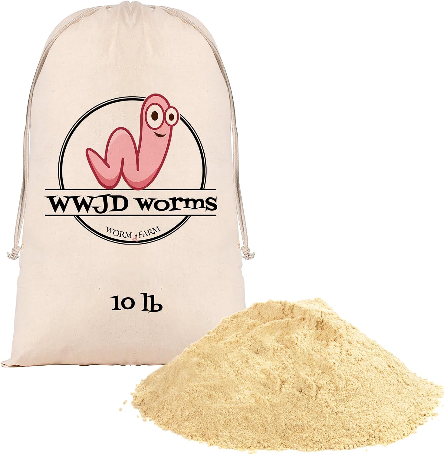 Mineral Rich Worm Food for Nightcrawlers and Red Wigglers, 10 Pound | Nutrient Blend Compost Starter, Boosts Composting Efficiency and Alkaline pH, Promotes Healthy Food & Balanced Worm Bins