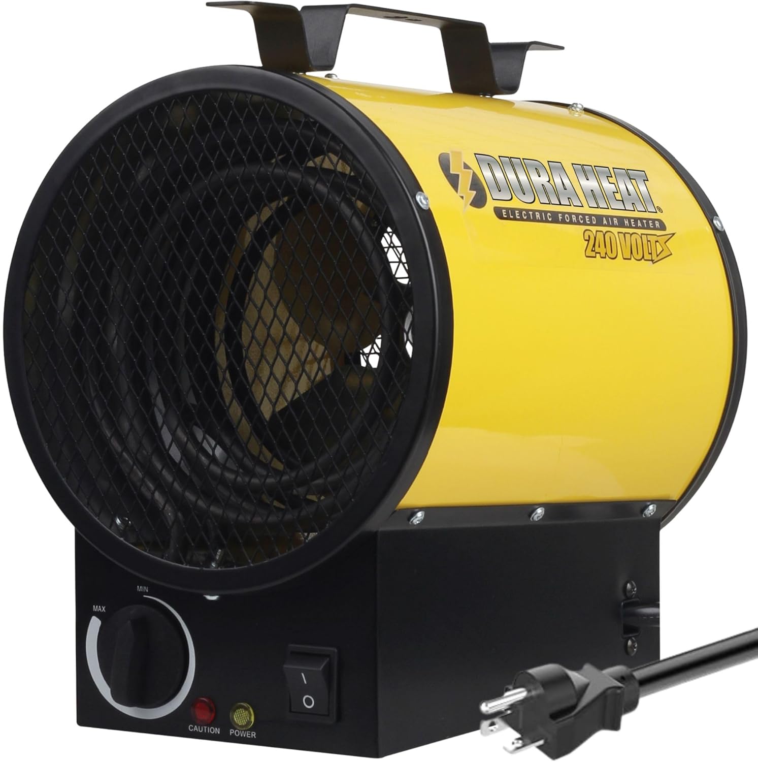 Dura Heat 240V Electric Space Heater for Garage, 3750W, 12800 BTU - EUH4000 | 6-20P Plug, Electric Industrial Garage Heater, Workshop