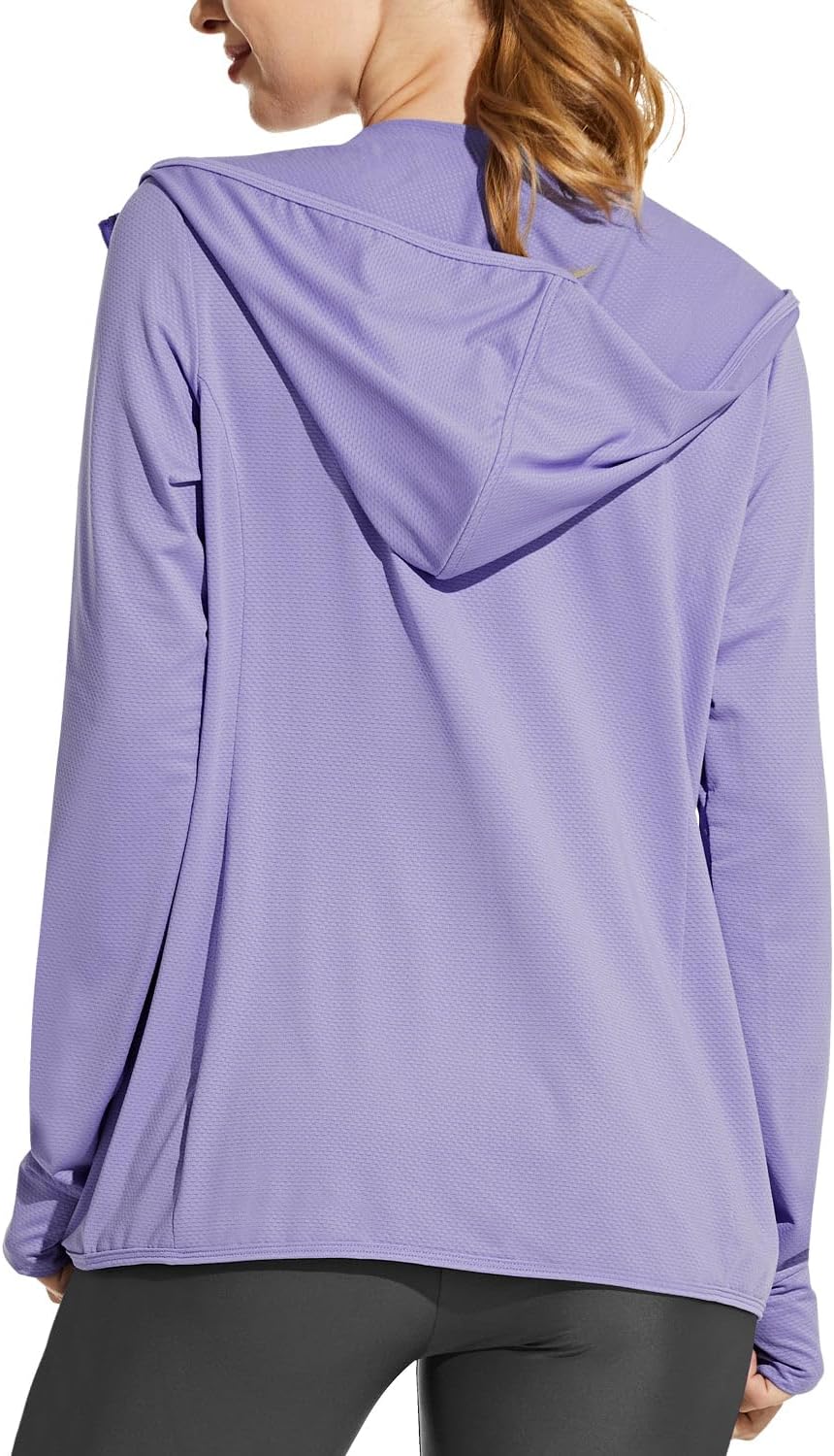 baleaf Women's Sun Protection Hoodie Jacket UPF 50+ Full Zip with Pocket