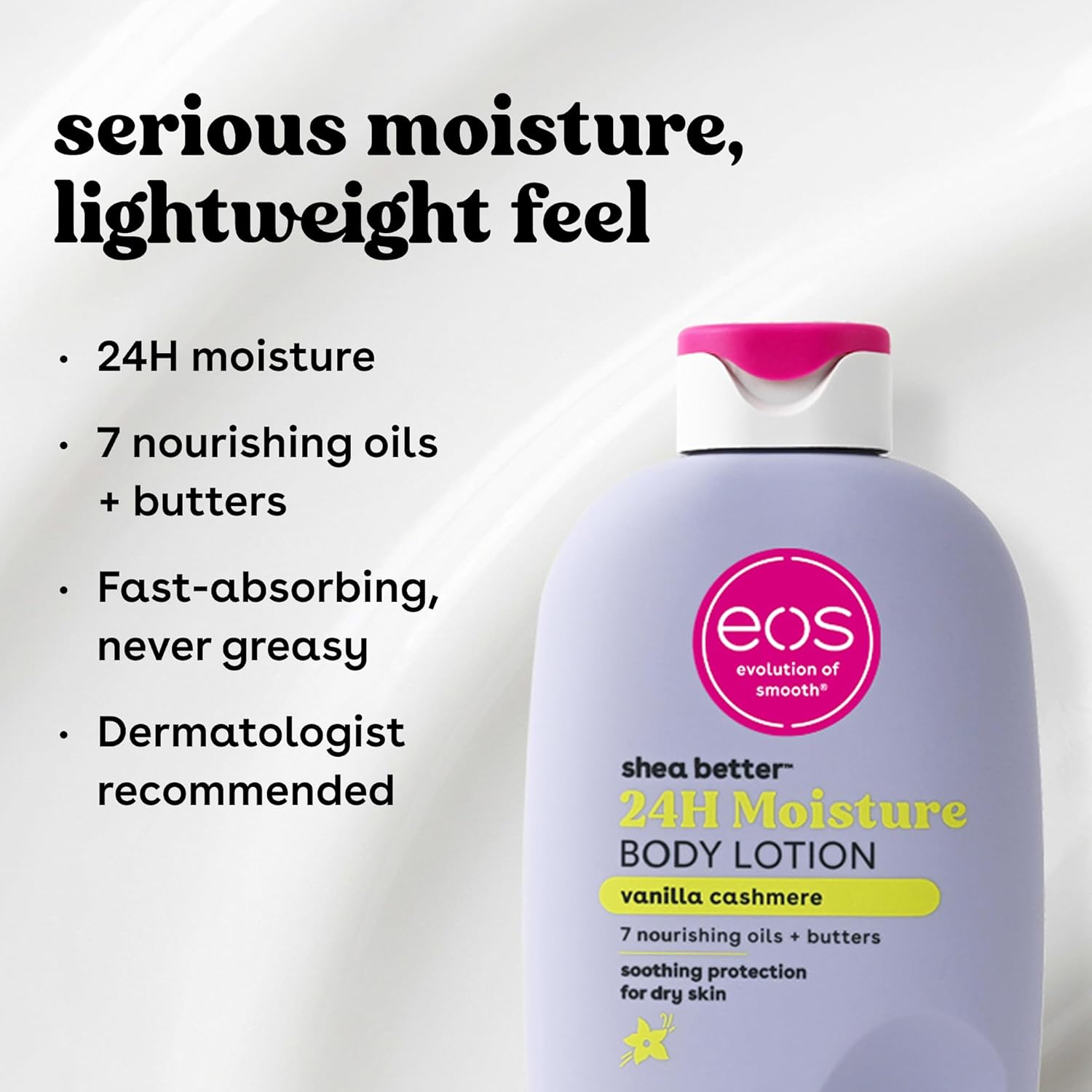 eos Shea Better 24H Moisture Body Lotion- Pomegranate Raspberry, 16 fl oz