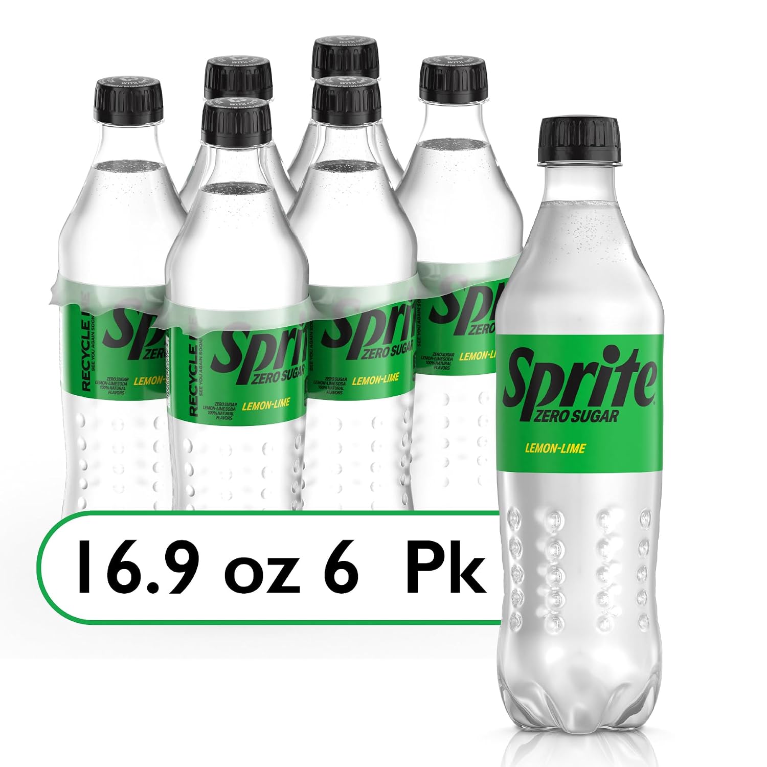 Sprite Lemon-Lime Caffeine-Free Soda Soft Drink Cans, 12 fl oz, 12 Pack | Fridge pack, naturally flavored soft drink, carbonated