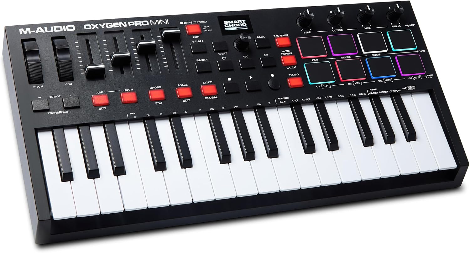 M-AUDIO Oxygen Pro Mini 32 USB MIDI Keyboard Controller