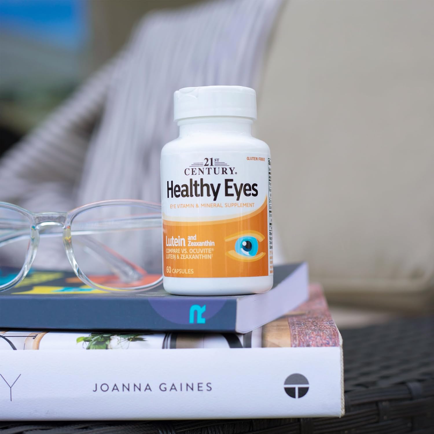 21st Century Healthy Eyes Lutein & Zeaxanthin Capsules, Vision, 60 Count | Advanced Eye Vitamin with Lutein & Zeaxanthin Plus an Antioxidant Formula
