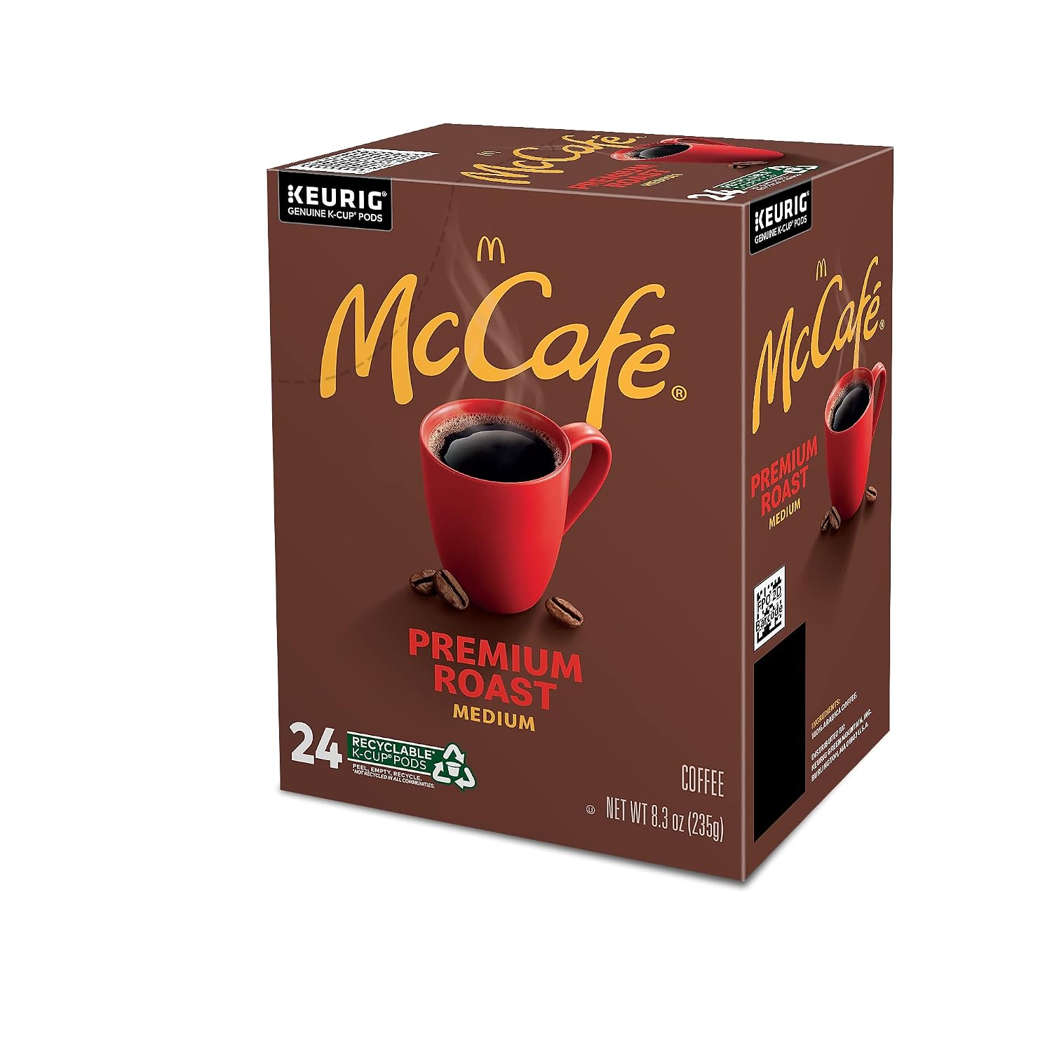 McCafe Premium Roast Coffee, Single Serve Keurig K-Cup Pods, Medium Roast, 84 Count
