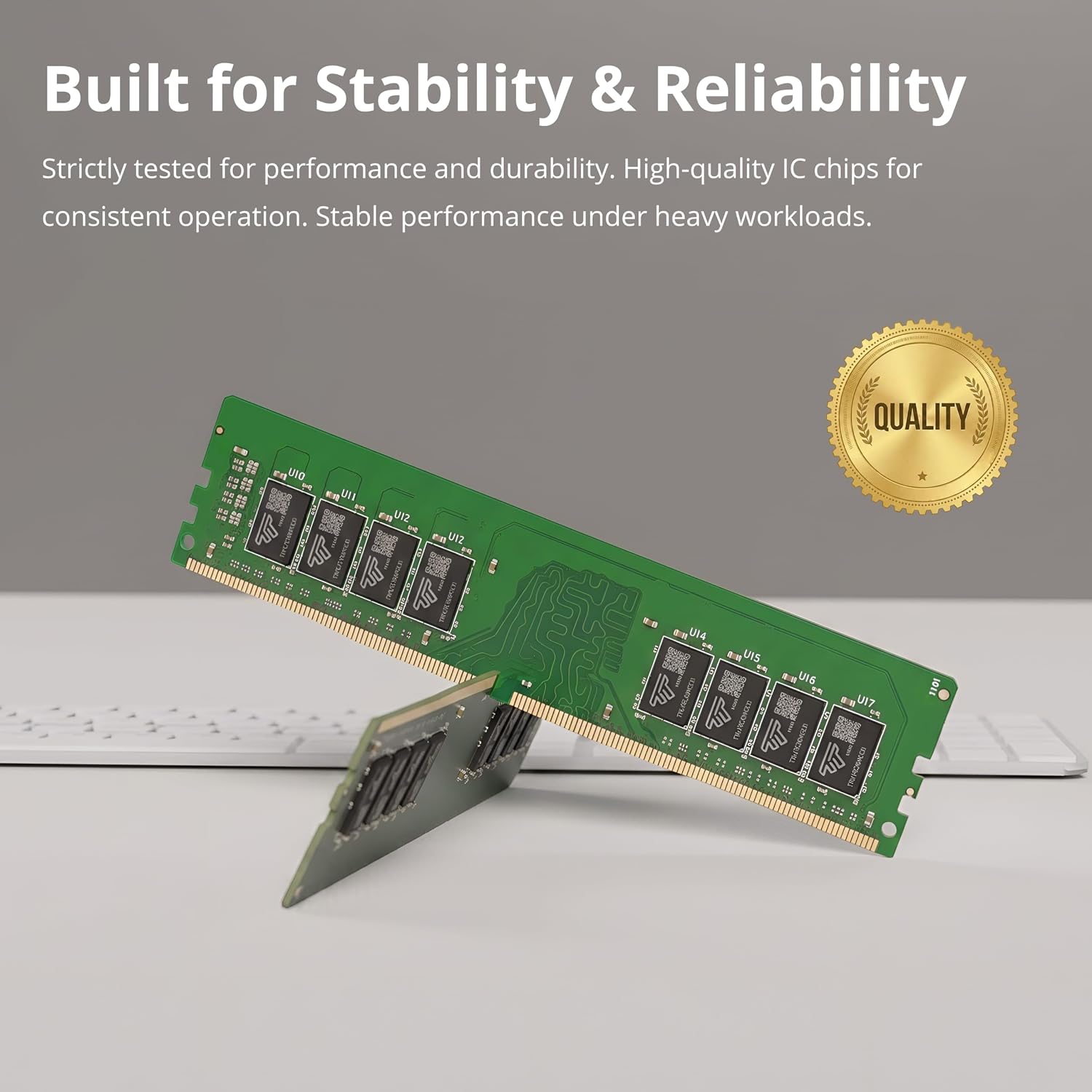 Timetec 16GB DDR4 2400MHz (PC4-2400T) PC4-19200 UDIMM Desktop RAM – 288-Pin 1.2V CL17 Non-ECC Unbuffered DIMM Memory Module Upgrade