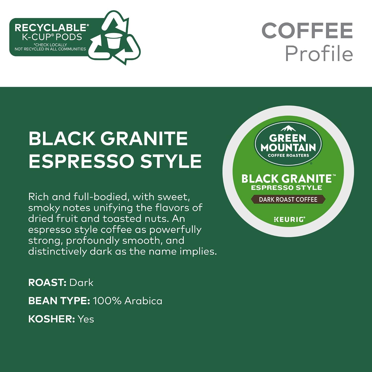 Green Mountain Coffee, Dark Magic (Extra Bold), 120-Count K-Cups for Keurig Brewers