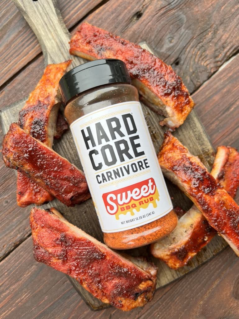 Hardcore Carnivore Black | All-Purpose Beef Seasoning Rub, 13oz Shaker