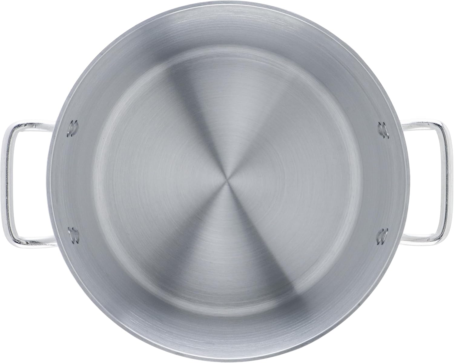 Winco 20 qt Aluminum Heavy-Duty Stock Pot | Thick walls, Riveted handles, Wide base, Great for Stocks, Soups, Pasta and Batch Cooking