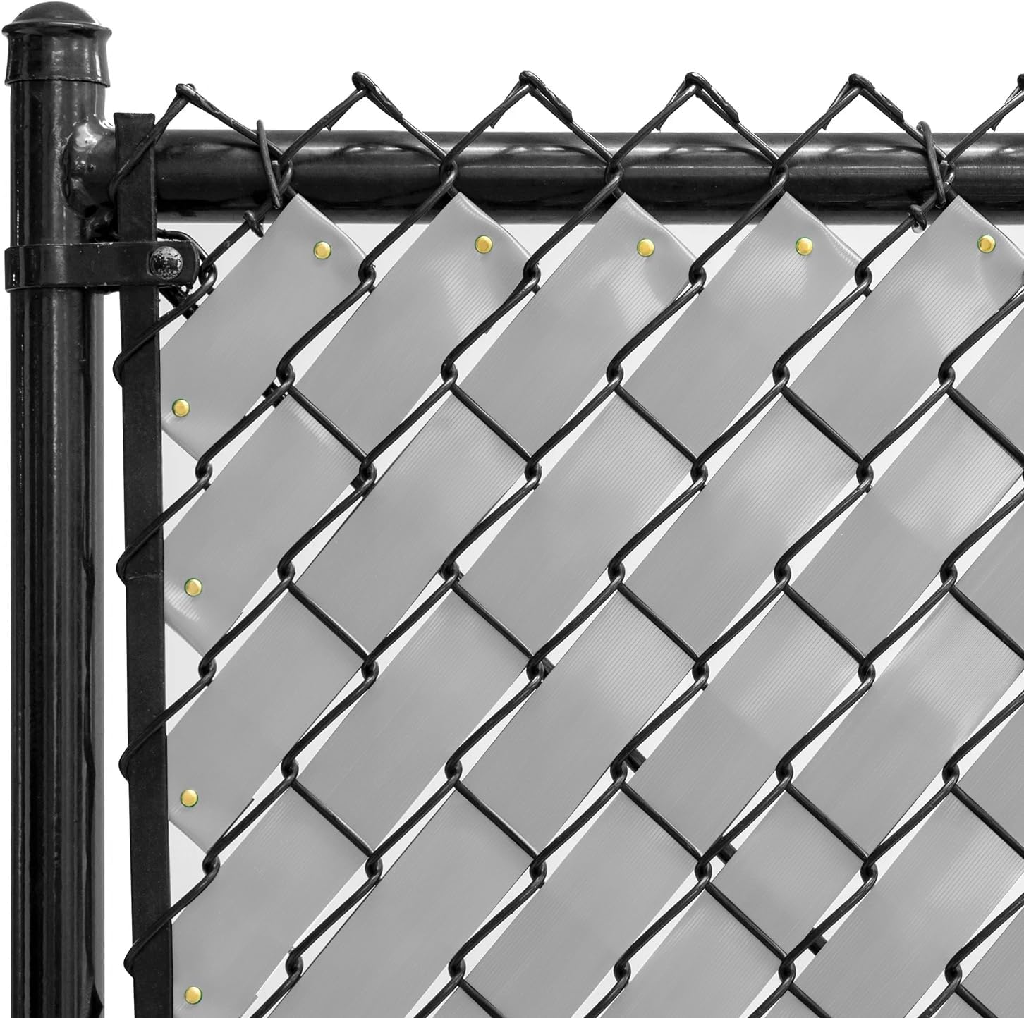 Chain Link Fence Privacy Tape 250 ft (40 SqFt) (Arctic White) | Gardening, Outdoor Wall, Balcony, Patio, Yard, Injury Prevention, Safety Fence Cover for Dog, Other Pet Hedge Slats