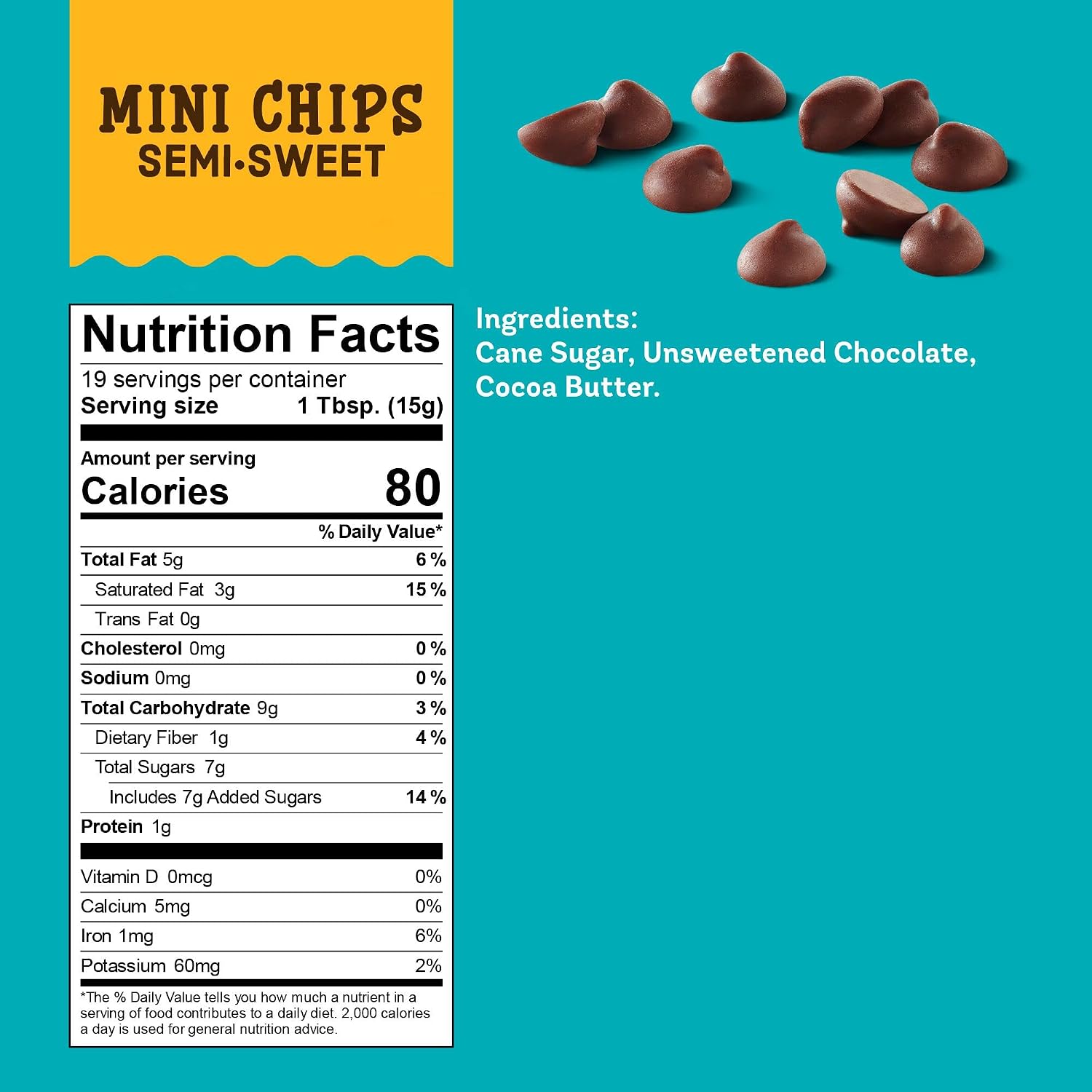 Enjoy Life Semi-Sweet Mini Chocolate Chips, Baking Chocolate Chips Bundle, Vegan, Dairy Free, Gluten Free, Nut Free, Kosher, Soy Free Allergy Friendly