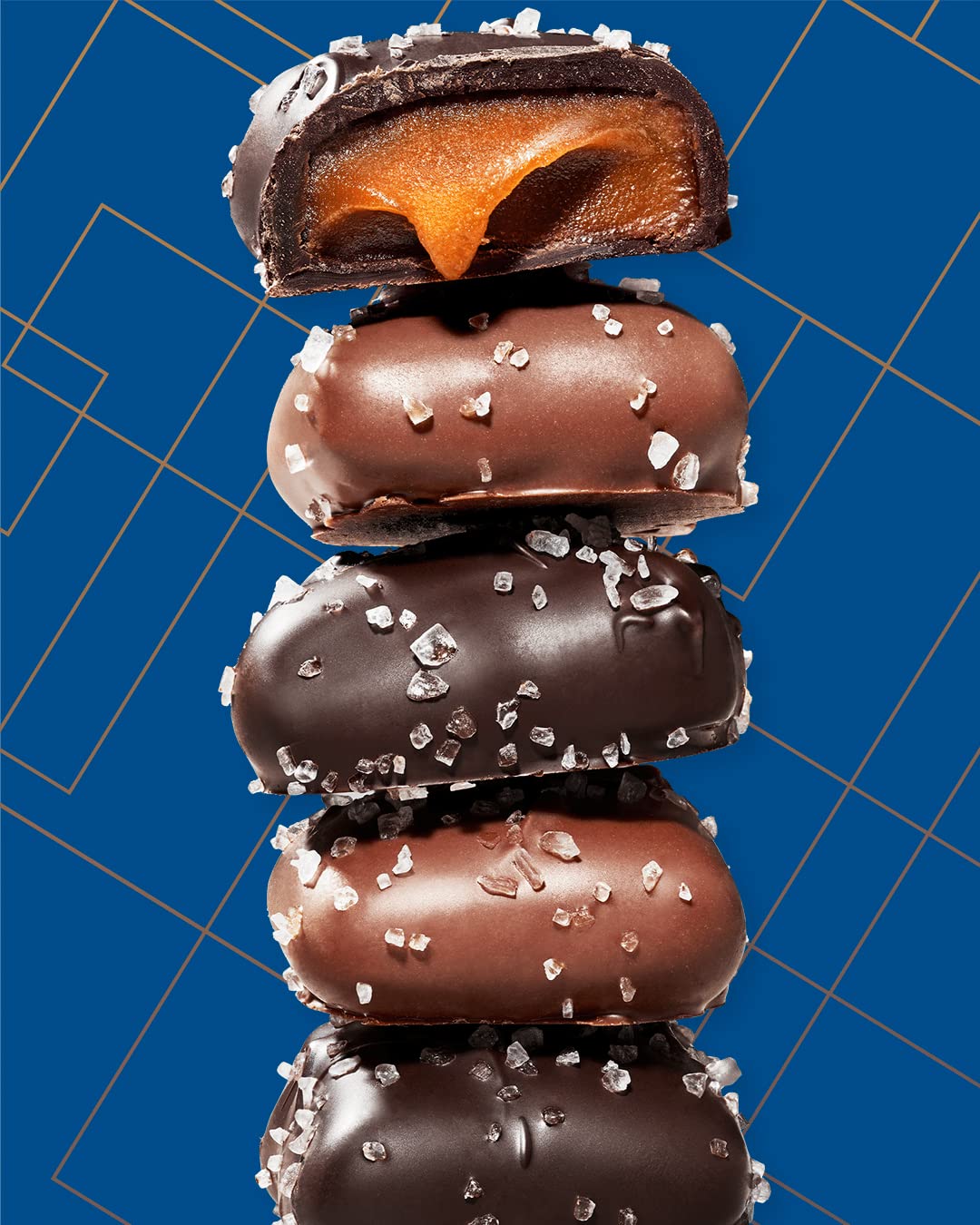 Sanders Dark Chocolate Sea Salt Caramels - 36 ounces (2.25 pounds)