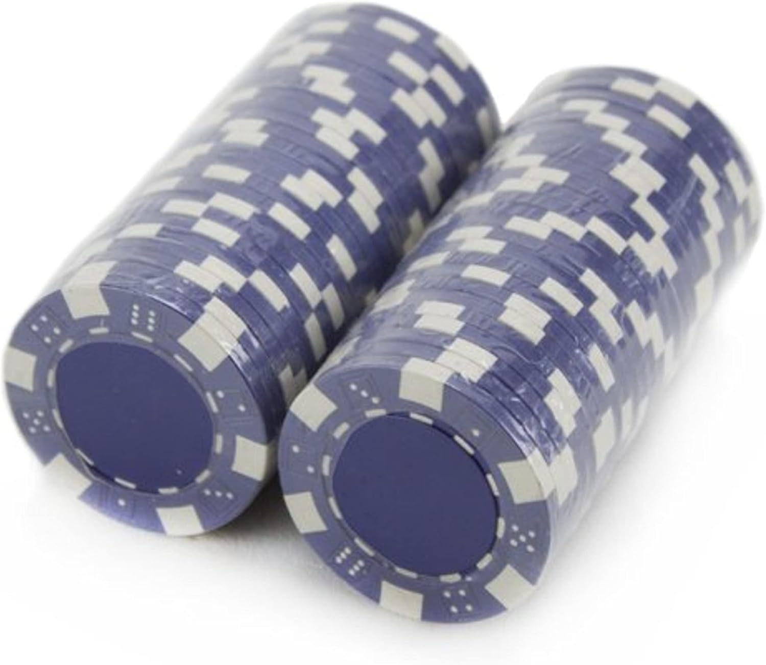 Brybelly 50 Clay Composite Striped Dice 11.5 Gram Poker Chips