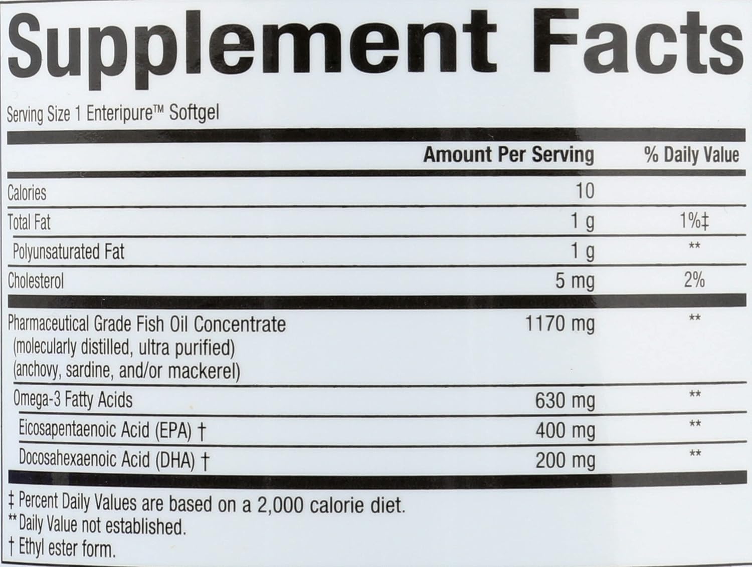 Natural Factors, RxOmega-3 Fish Oil, Pharmaceutical Grade, 1260 mg Omega-3 Per Serving, No Fishy Aftertaste, 240 Count (Pack of 1)