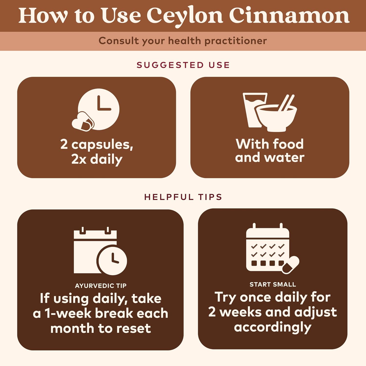ORGANIC INDIA Ceylon Cinnamon Supplement - Organic Ceylon Cinnamon Capsules, Cinnamon Pills Herbal Supplement, Support Digestion, Source of Antioxidants, USDA Organic, Vegan, Gluten-Free - 90 Capsules