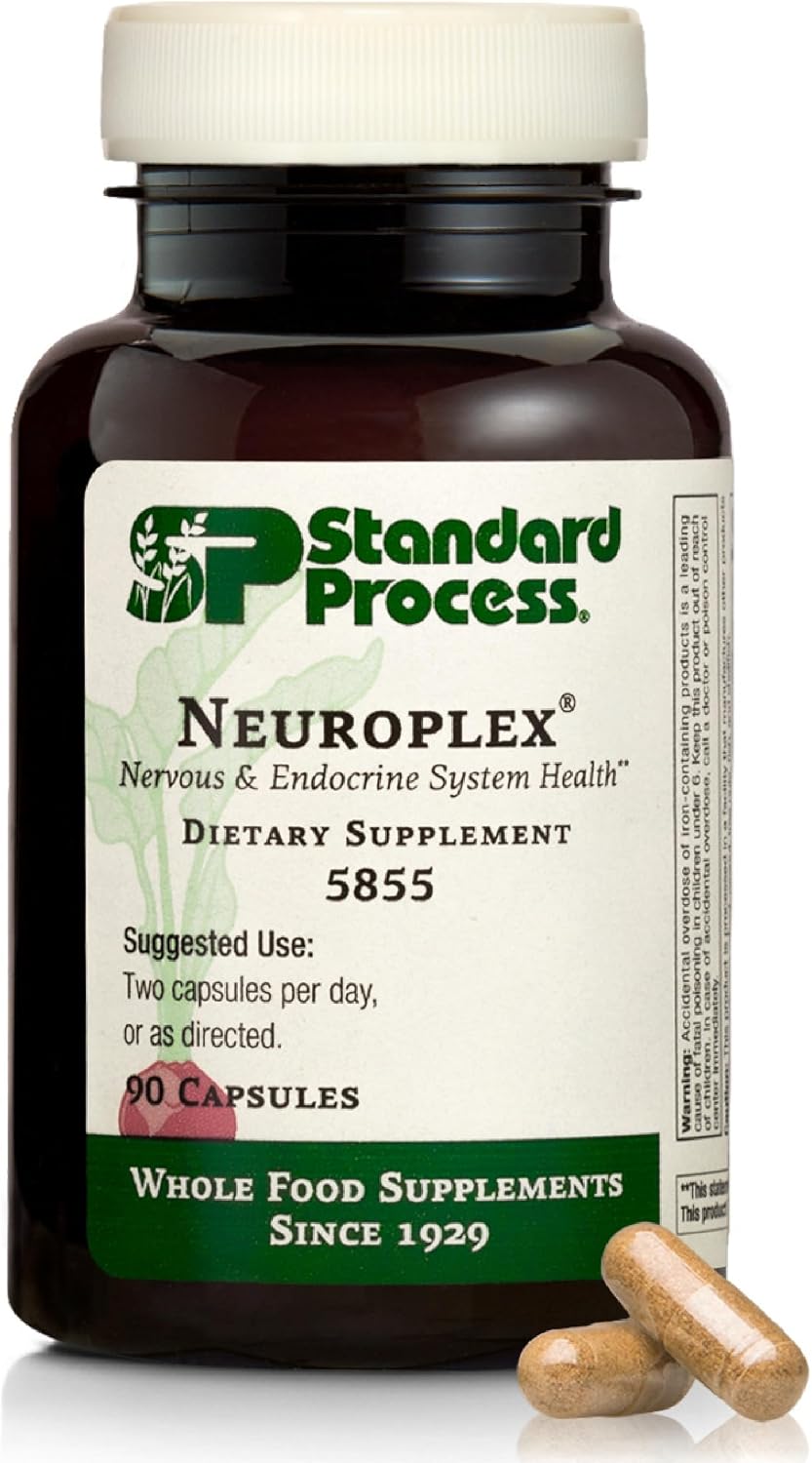 Standard Process - Neuroplex - Supports Nervous and Endocrine Systems - 90 Capsules