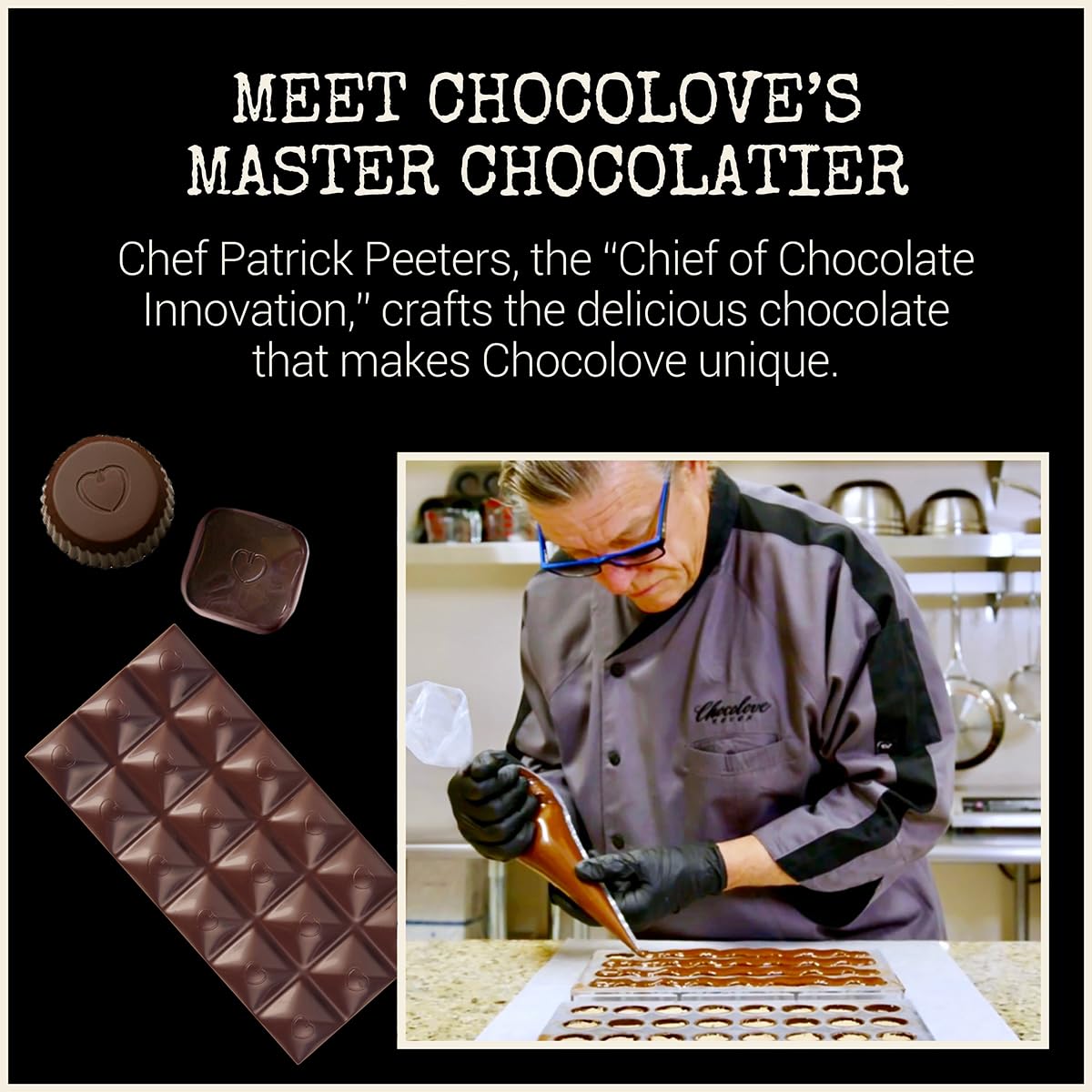 Chocolove Strong Dark Chocolate Bars | 70% Cocoa | Strong & Smooth Premium Dark Chocolate | Rainforest Alliance Certified, Non-GMO