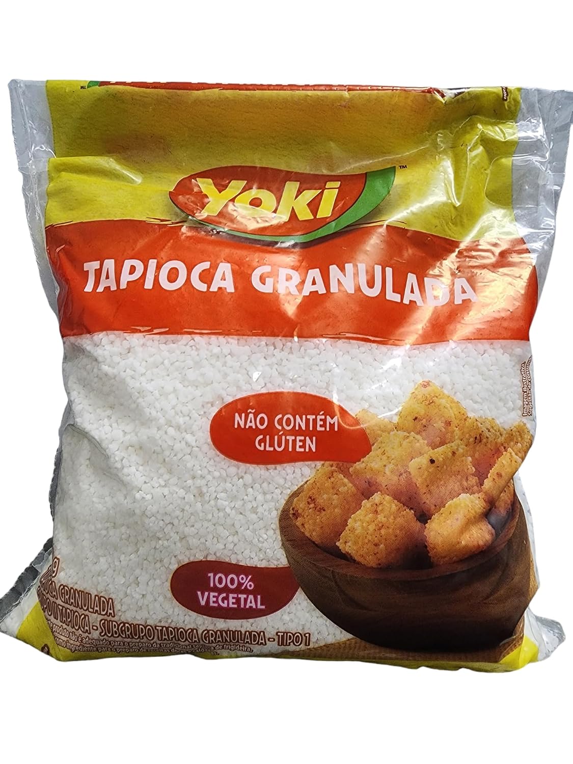 Yoki - Granulated Tapioca - 17.64 Oz (PACK OF 2) | Tapioca Granulada - 500g