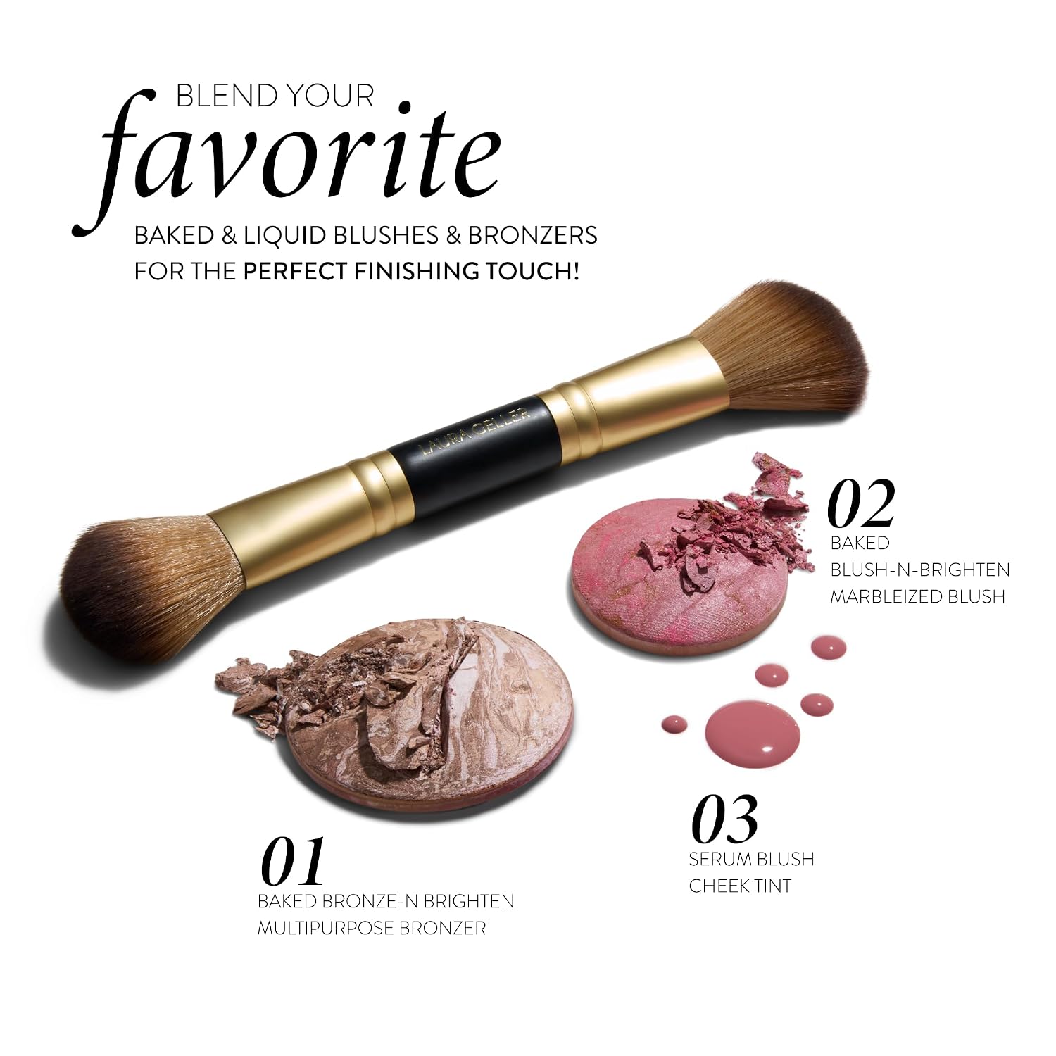 LAURA GELLER NEW YORK Makeup Brushes - Retractable Angled Kabuki Brush