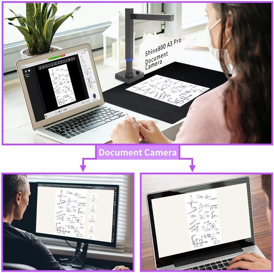 CZUR Shine800A3 Pro 8MP A3&A4 Document Scanner