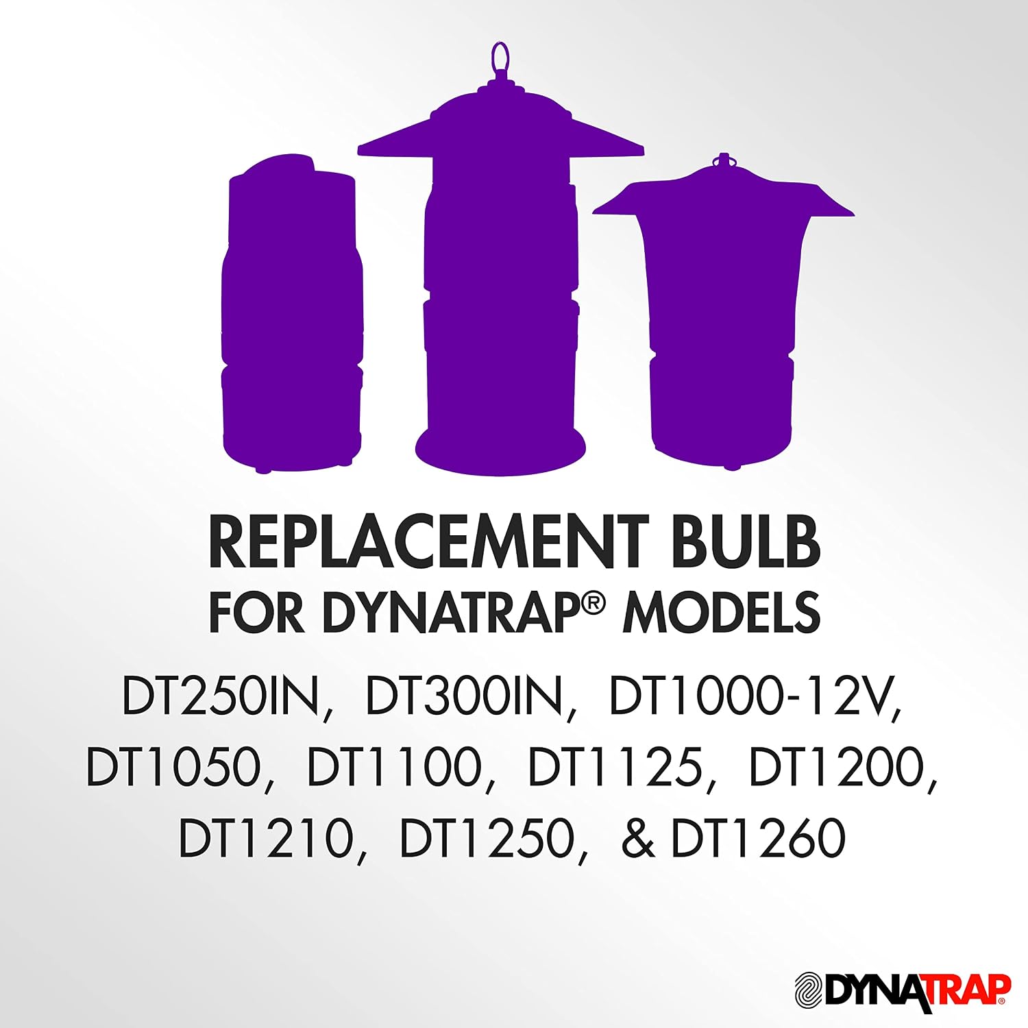 DynaTrap UV Replacement Light Bulb, 7-Watt UV Bulb | Compatible with 1/2 Acre DynaTrap Flying Insect Trap Models, Attract Mosquitoes, Biting Flies, Gnats, and Moths, 41050