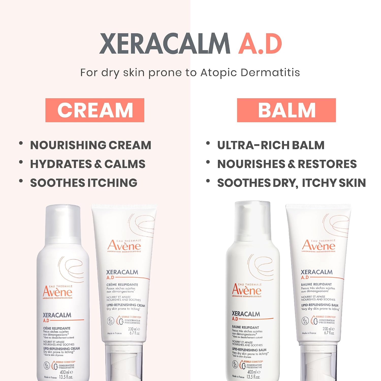 Avène XeraCalm A.D Lipid-Replenishing Balm