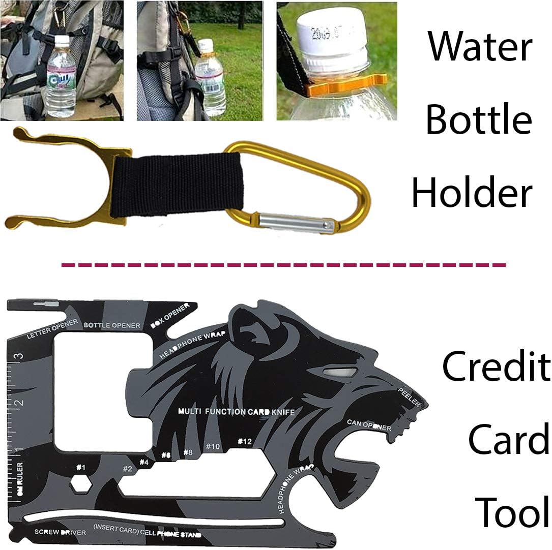 Survival Kit with Emergency Gear for Camping, Hiking & Outdoor Survival