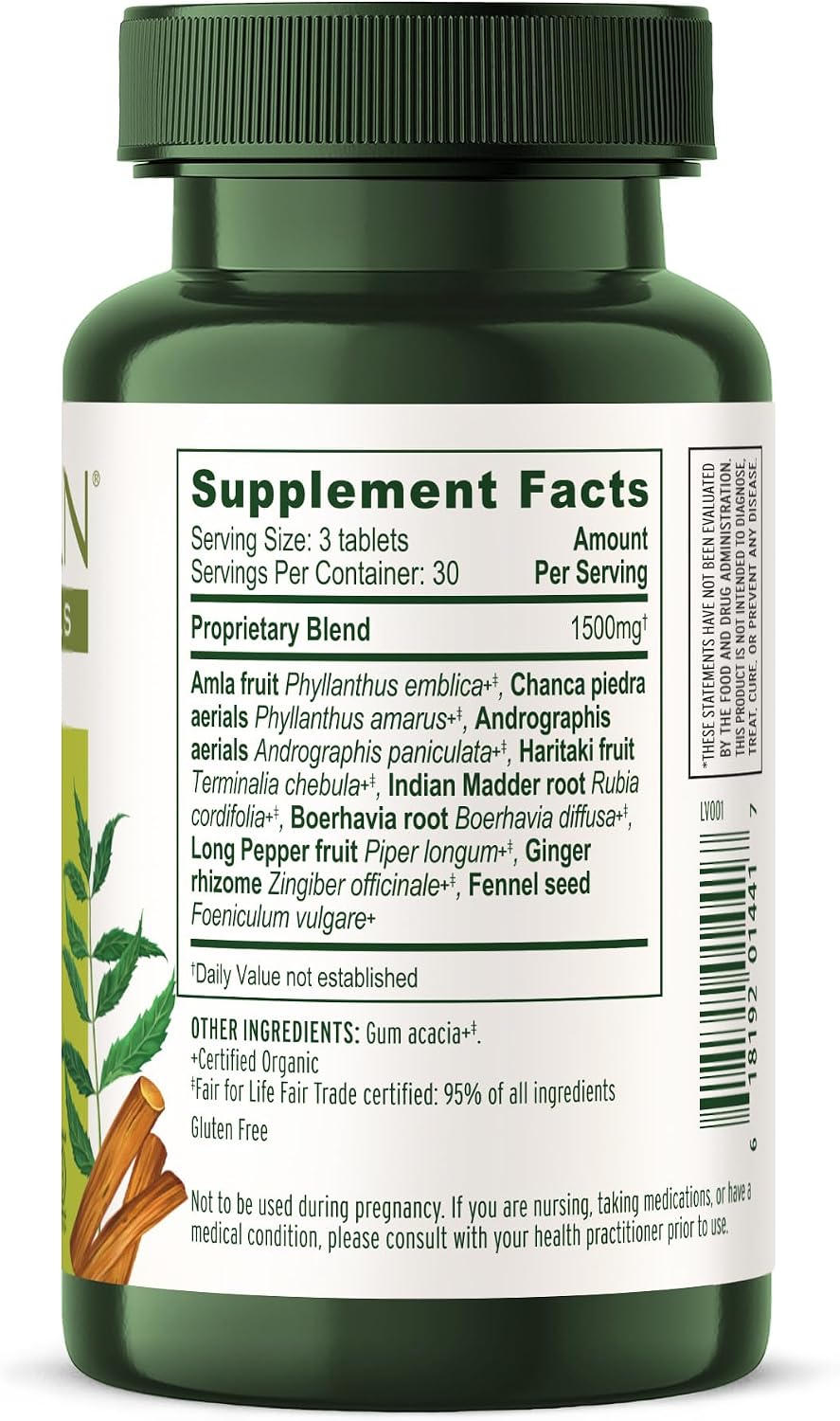 Banyan Botanicals Organic Total Body Cleanse – Systemic Detox & Metabolic Reset Supplement – with Manjistha & Amla for Liver and Blood Purity